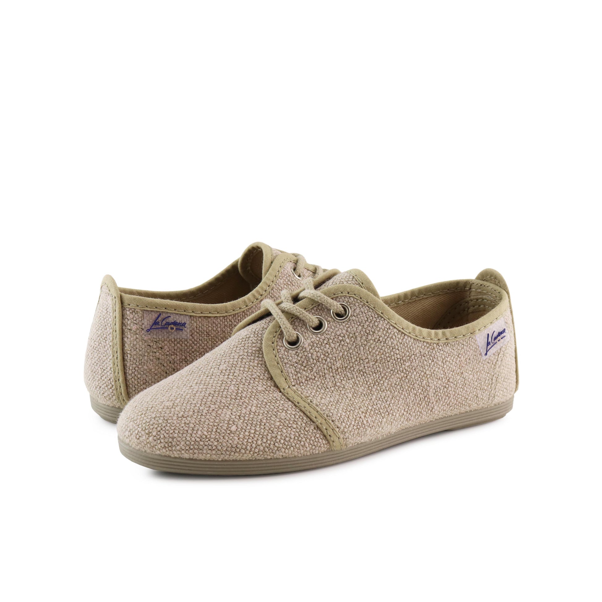 Blucher casual beige con cordón 55419 de La Cadena - 55419-9-2.jpg