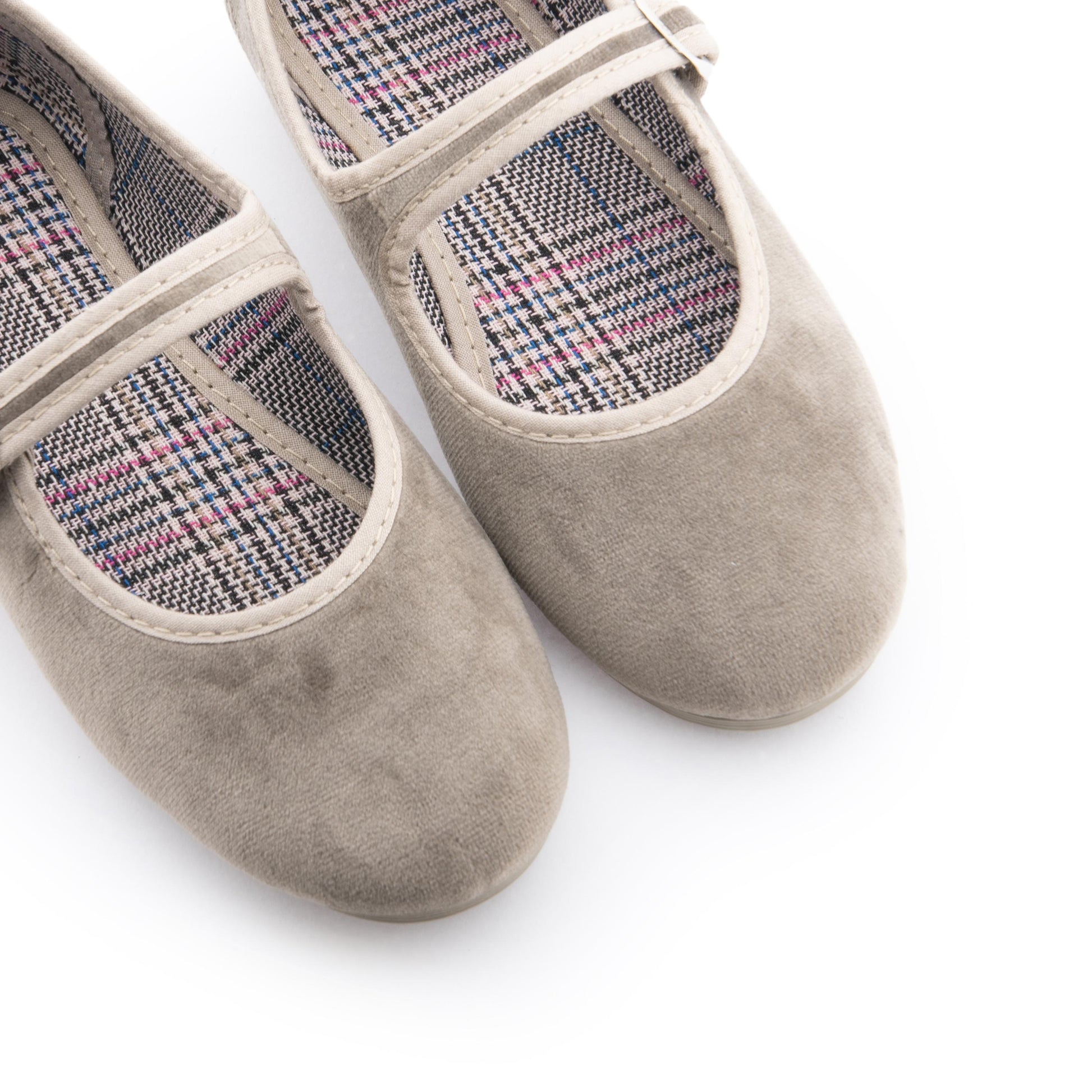 Mercedita taupe con hebilla y corchete 55431 La Cadena - 55431-115-6.jpg