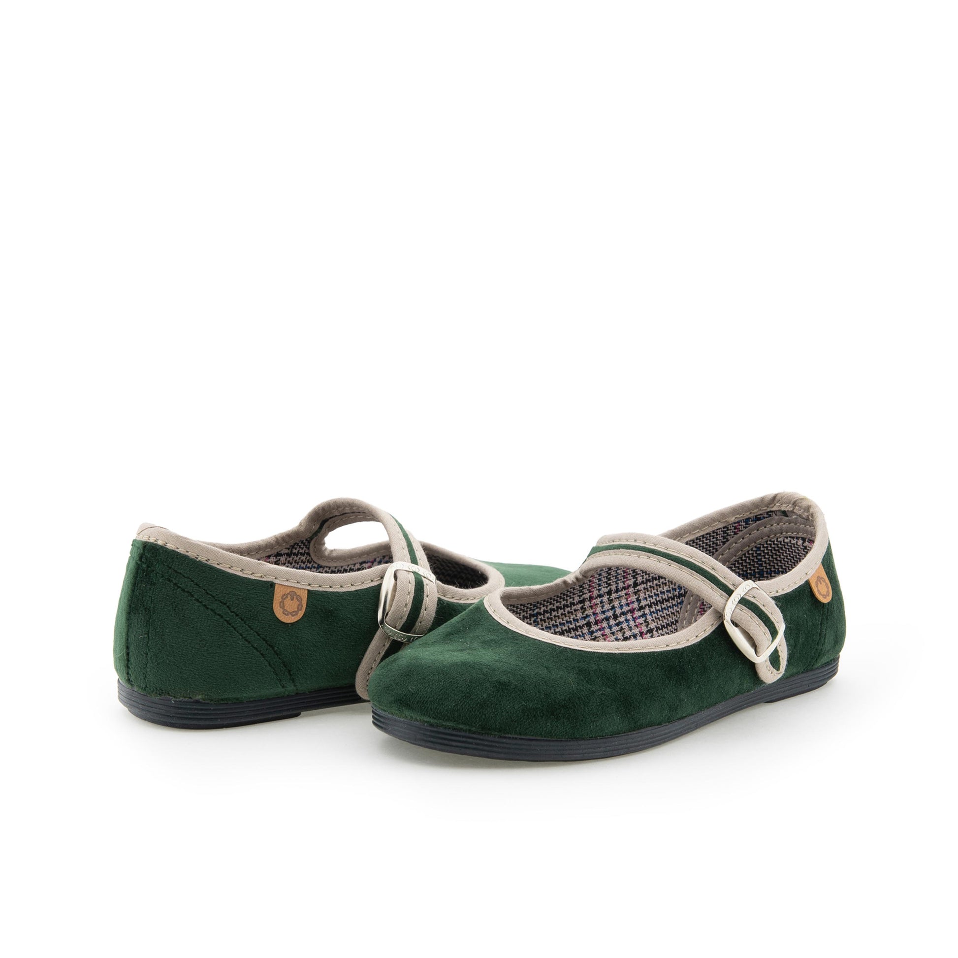 Mercedita verde/beige con hebilla 55431 La Cadena - 55431-14-2.jpg