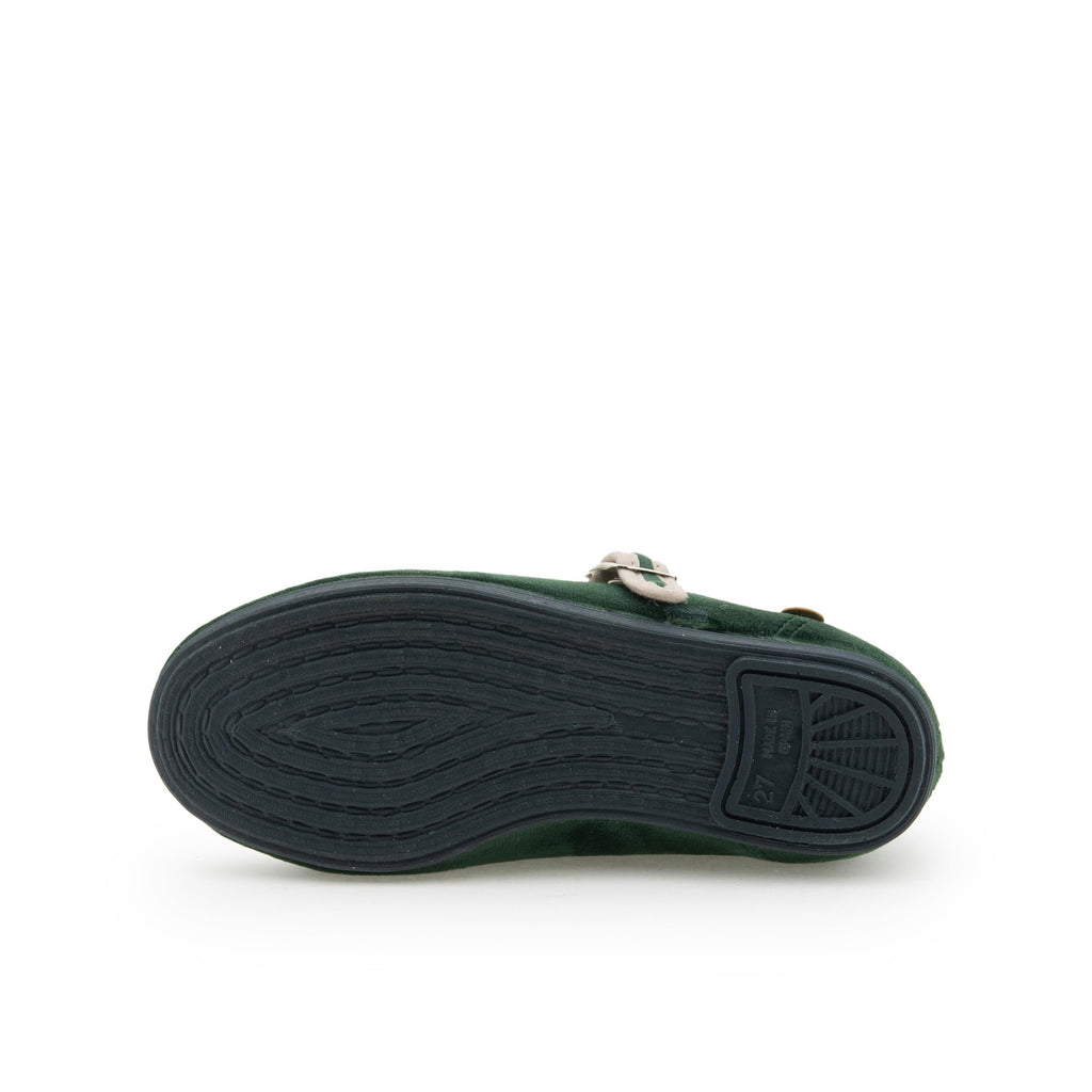 Mercedita verde/beige con hebilla 55431 La Cadena - 55431-14-4.jpg