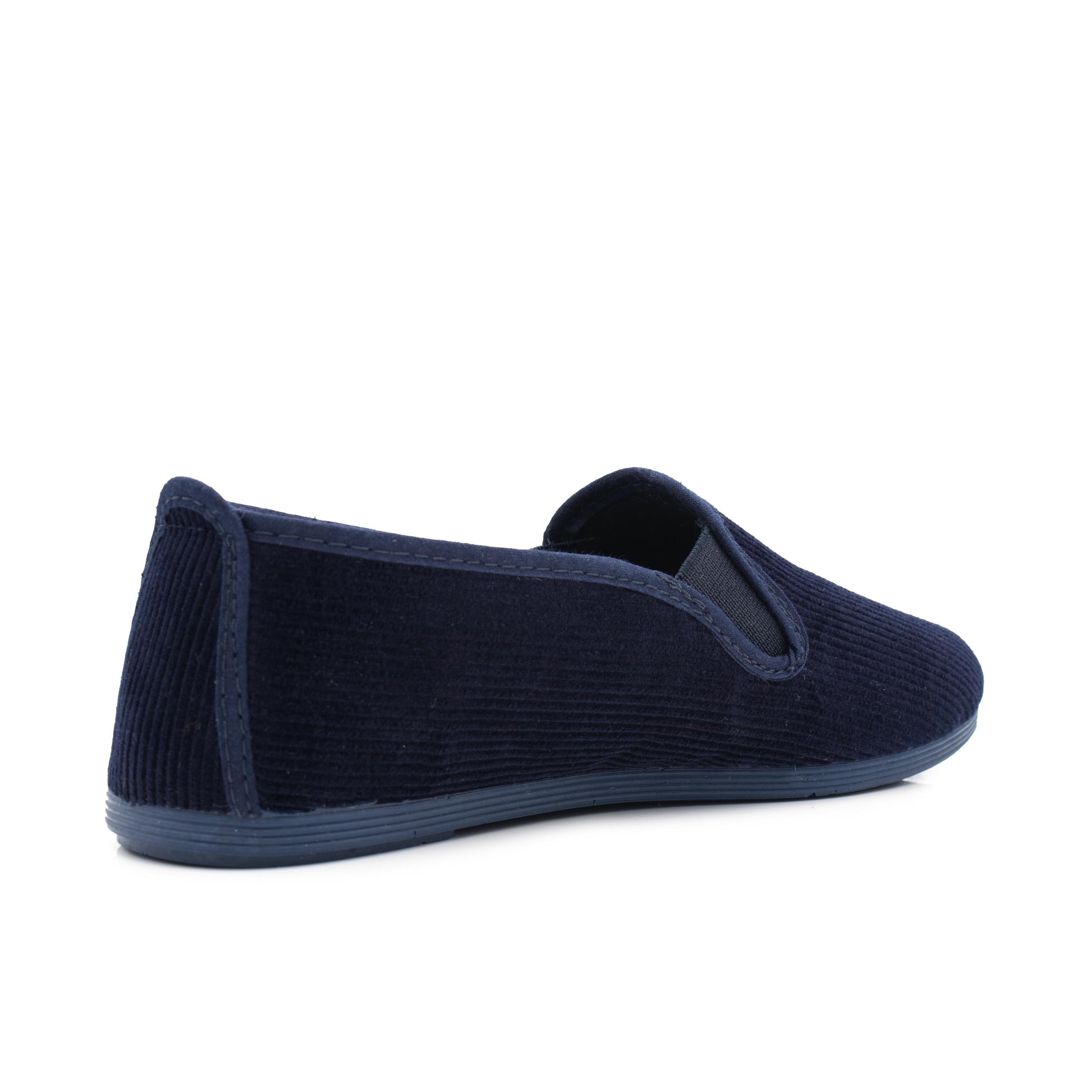 Zapatilla para casa cerrada pana azul 55651 La Cadena - 55651-487-3.jpg