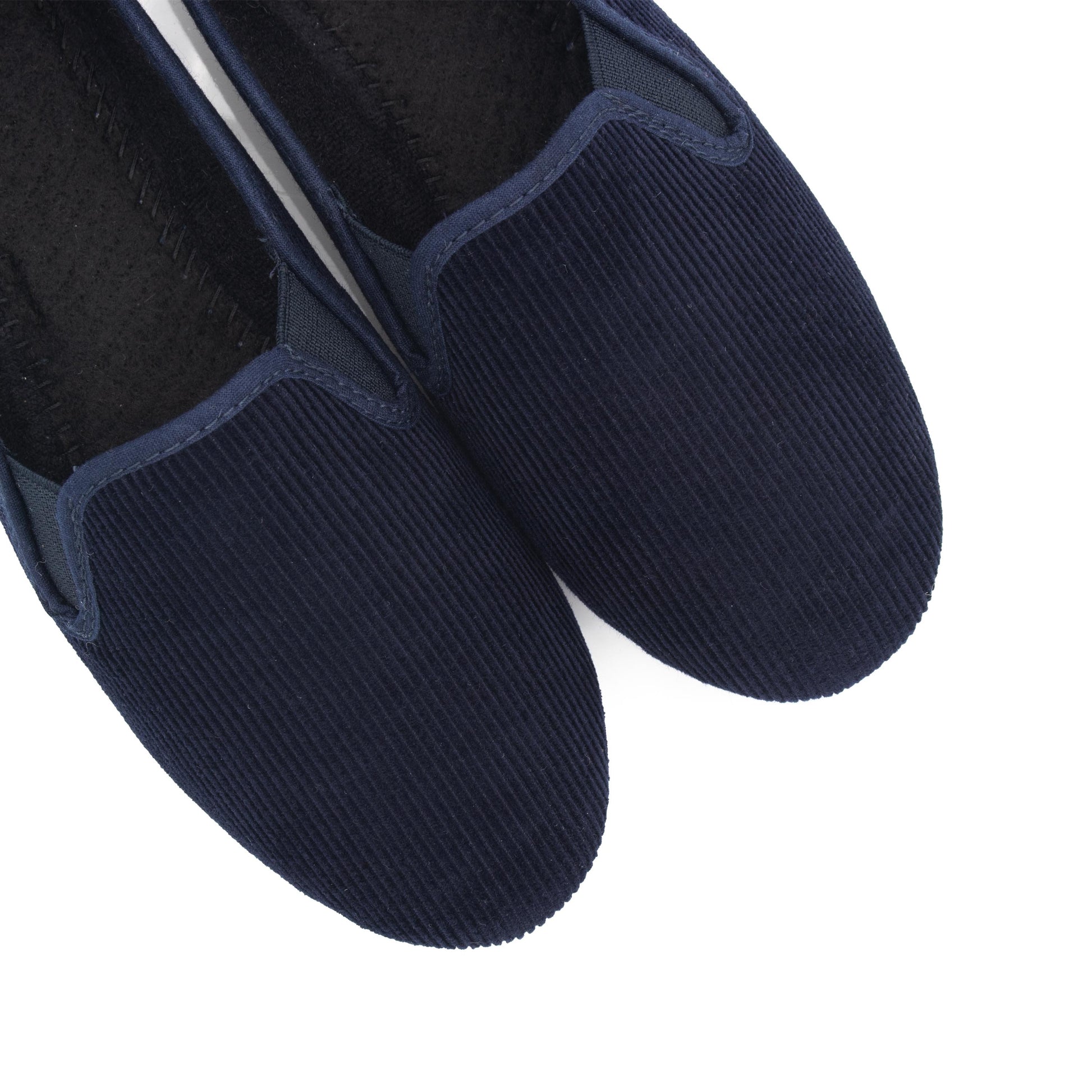 Zapatilla para casa cerrada pana azul 55651 La Cadena - 55651-487-6.jpg