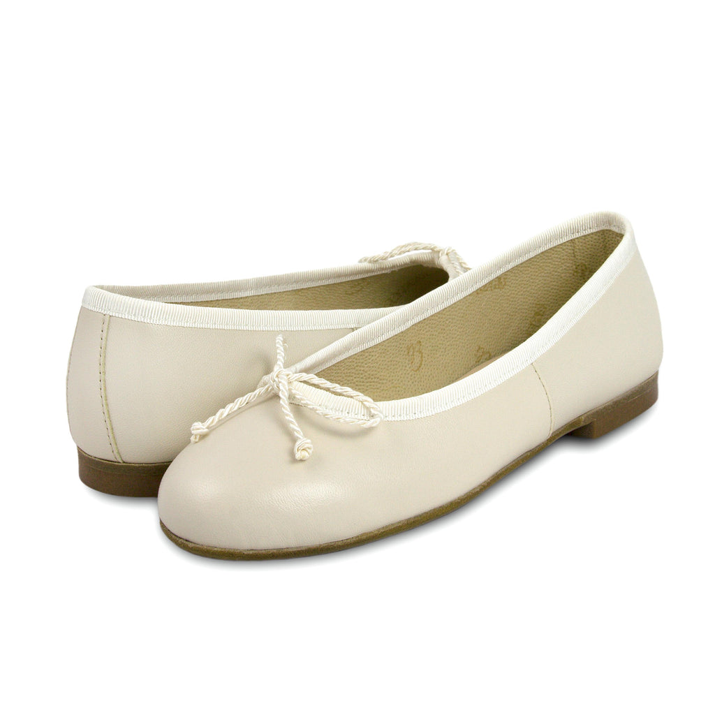 Bailarina beige con lazo 5631 de Eli - 5631-9-2.jpg