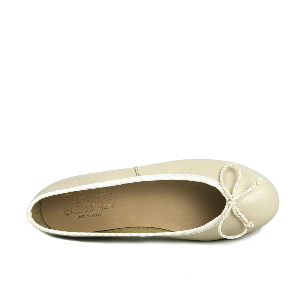 Bailarina beige con lazo 5631 de Eli - 5631-9-6.jpg