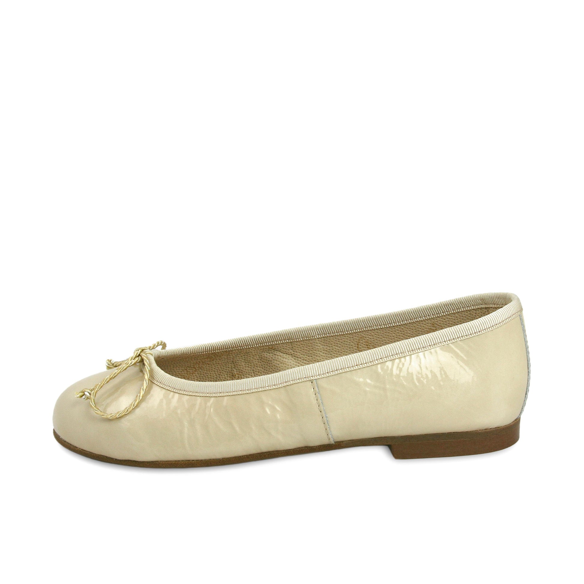 Bailarina charol beige con lazo 5631 de Eli - 5631-50-1.jpg