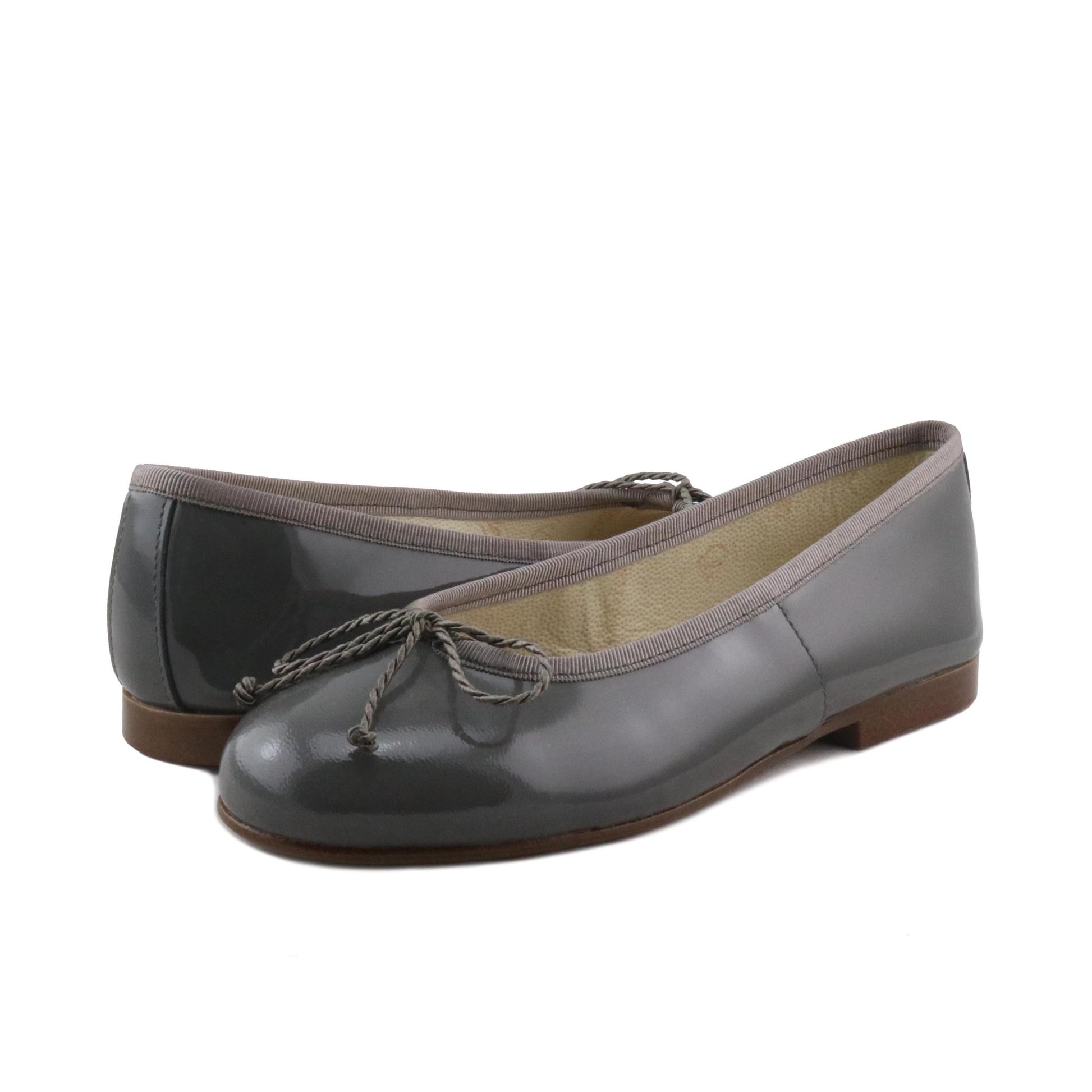 Bailarina charol pizarra con lazo 5631 de Eli - 5631-153-2.jpg