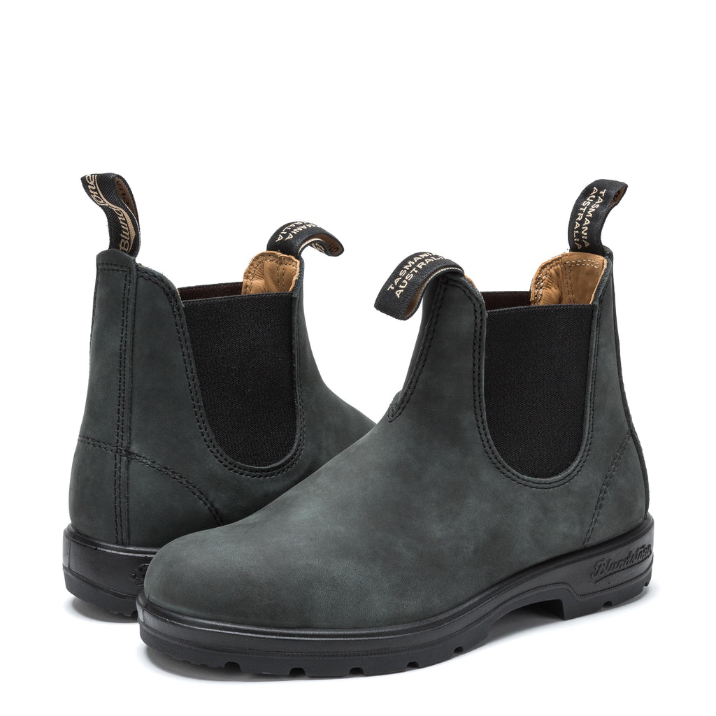 Botín rustic negro con elástico 585 de Blundstone - 585-460-2.jpg
