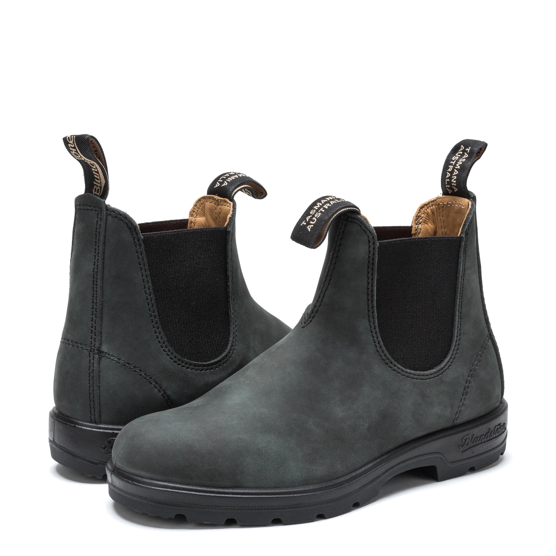 Botín rustic negro con elástico 585 de Blundstone - 585-460-2.jpg