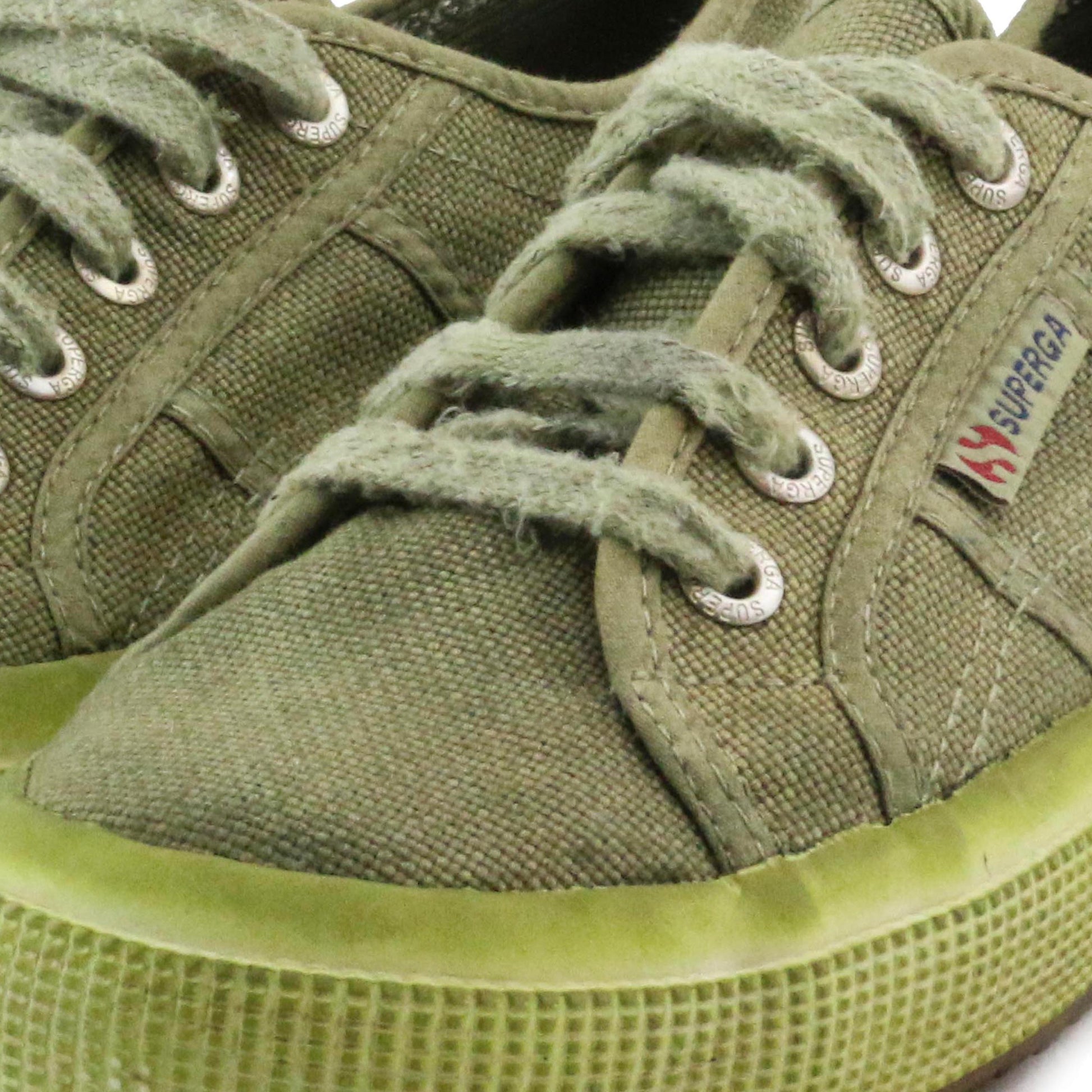 Zapatilla verde con cordón 2750PCOTU de Superga - 2750PCOTU-14-6.jpg