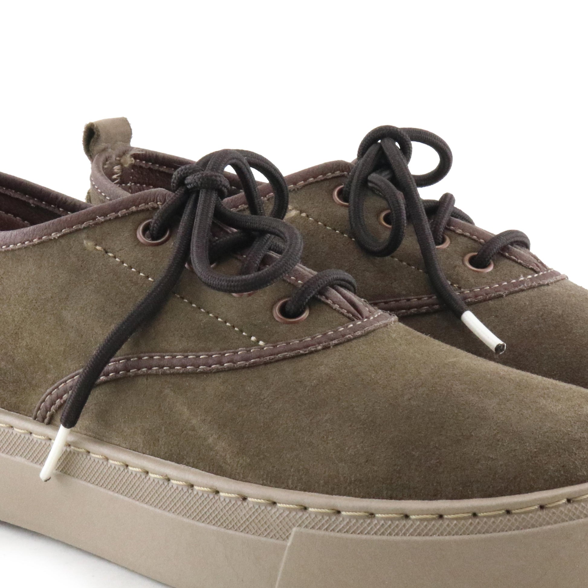 Zapatilla ante marrón con cordón 6153 Natural World - 6153-26-5.jpg