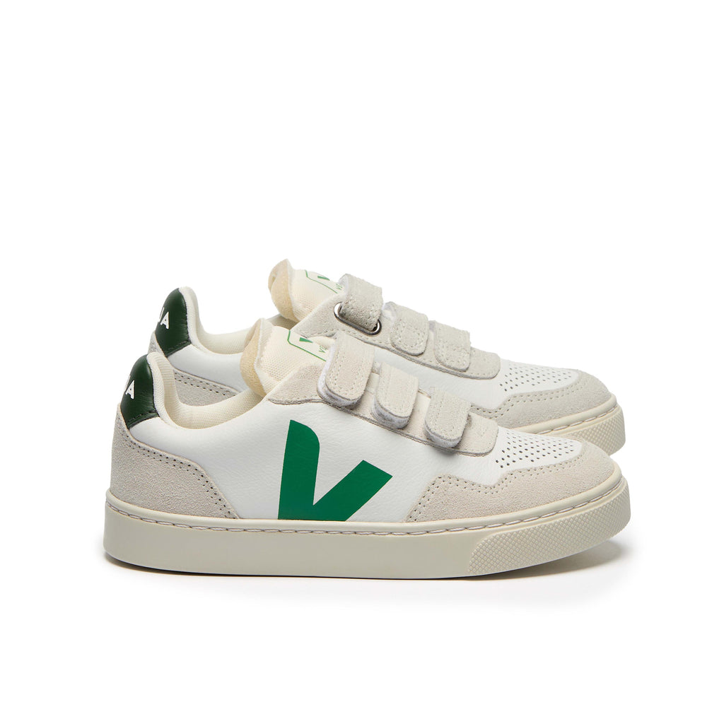Deportiva blanco/verde con velcro V90VEL de Veja - V90VEL-262-5.jpg