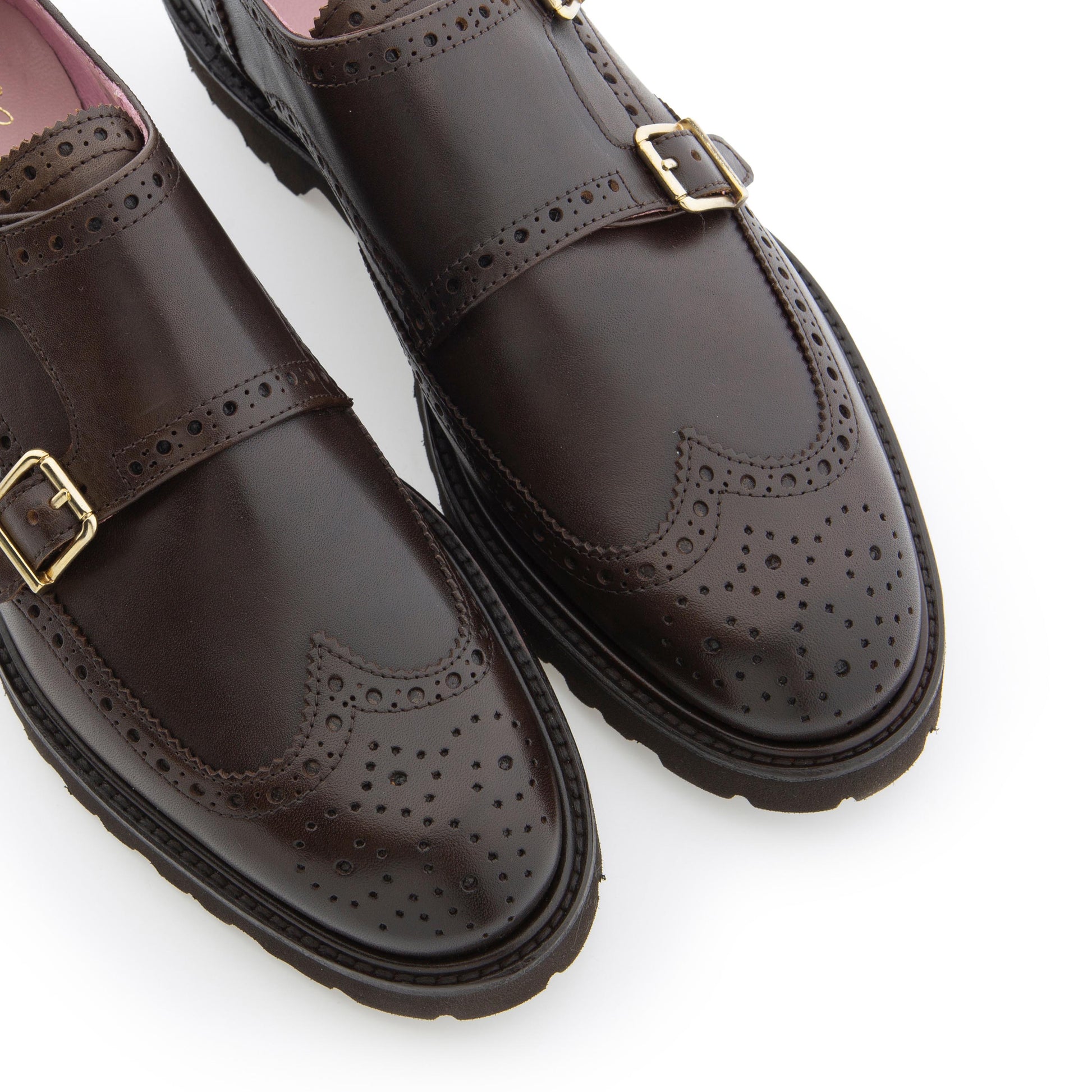 Blucher liso marrón oscuro con hebilla BERTA Castellano - BERTA-62-6.jpg