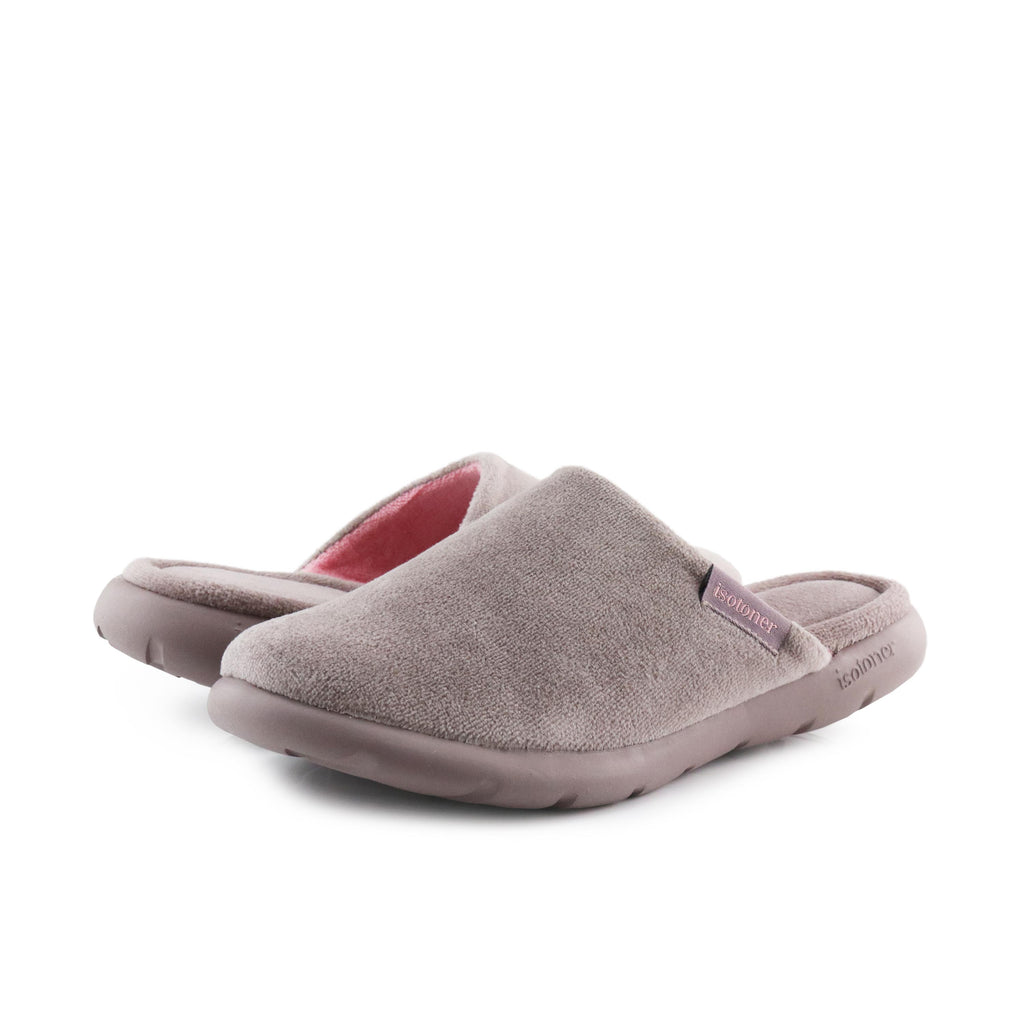 Zapatilla para casa destalonada taupe 93812 de Isotoner - 93812-115-2.jpg