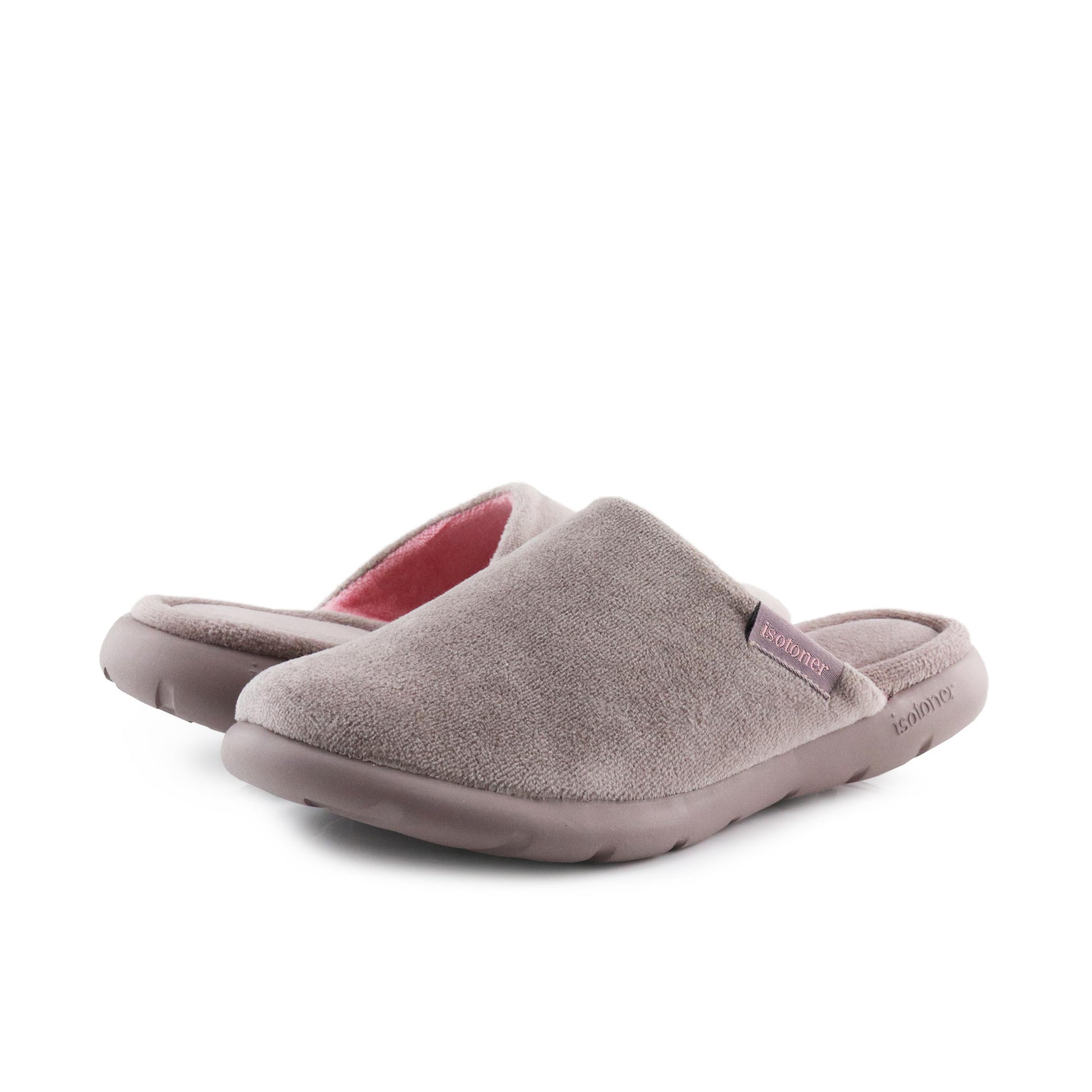 Zapatilla para casa destalonada taupe 93812 de Isotoner - 93812-115-2.jpg