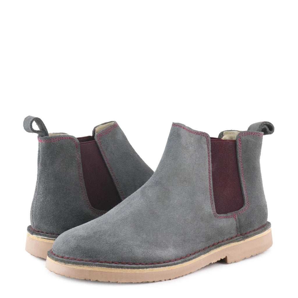 Botín serraje gris con elástico 6038 de Jeromín - 6038-121-BURDEOS-2.jpg