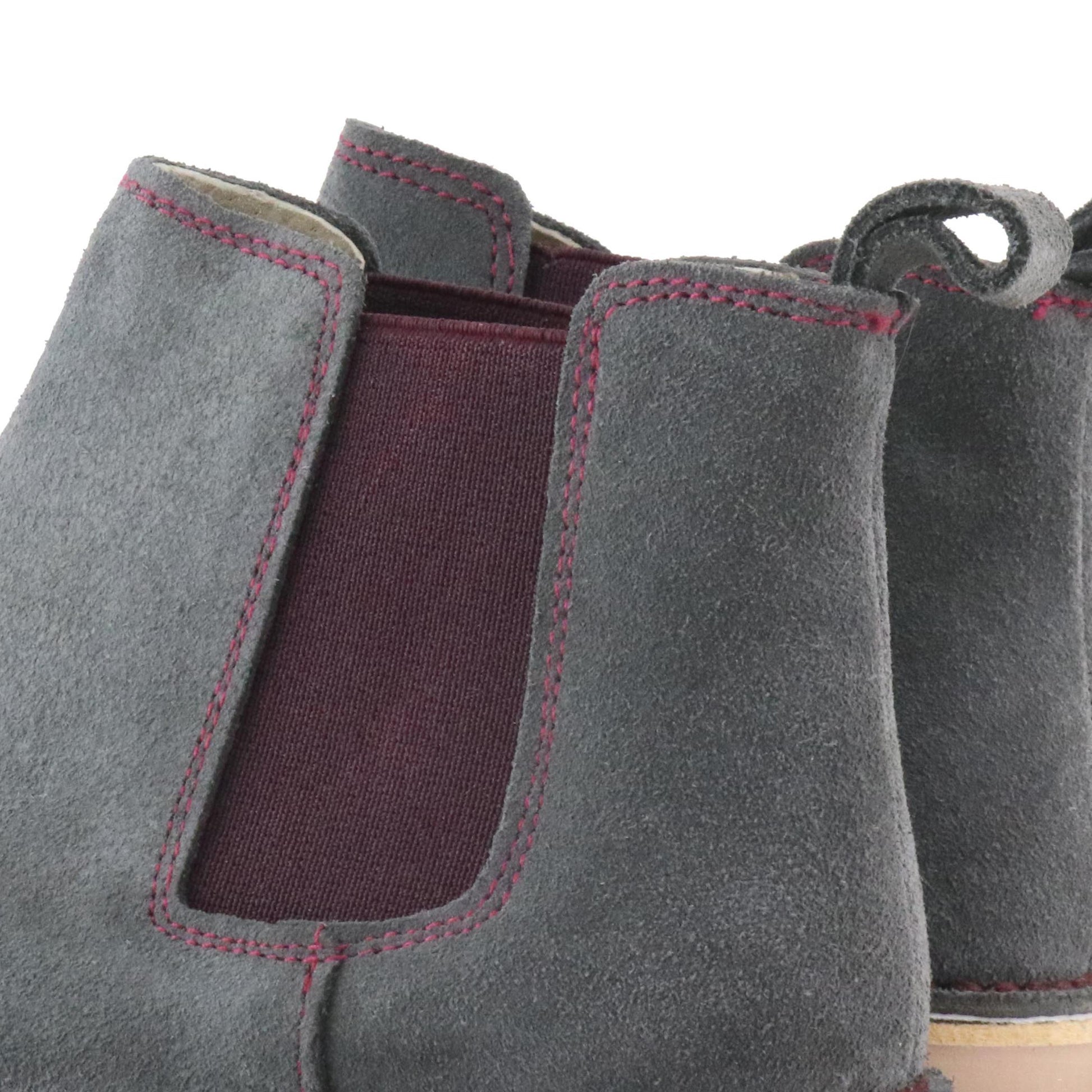Botín serraje gris con elástico 6038 de Jeromín - 6038-121-BURDEOS-5.jpg