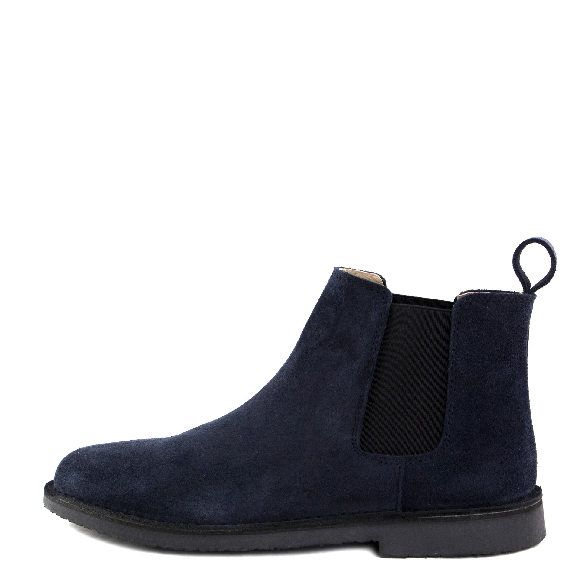 Botín serraje azul con elástico 6038 de Jeromín - 6038-27-MARINO-1.jpg