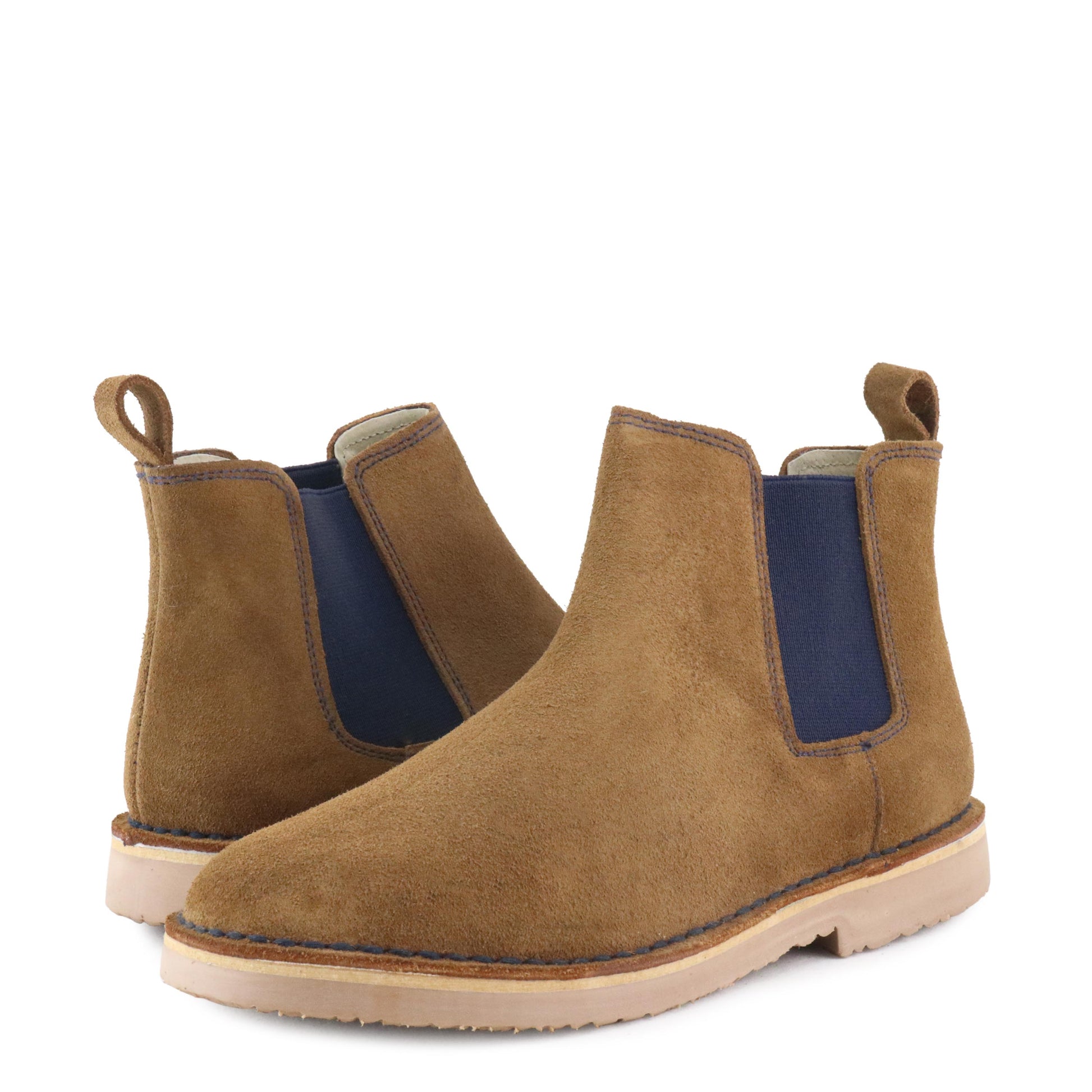 Botín serraje cuero con elástico 6038 de Jeromín - 6038-28-MARINO-2.jpg