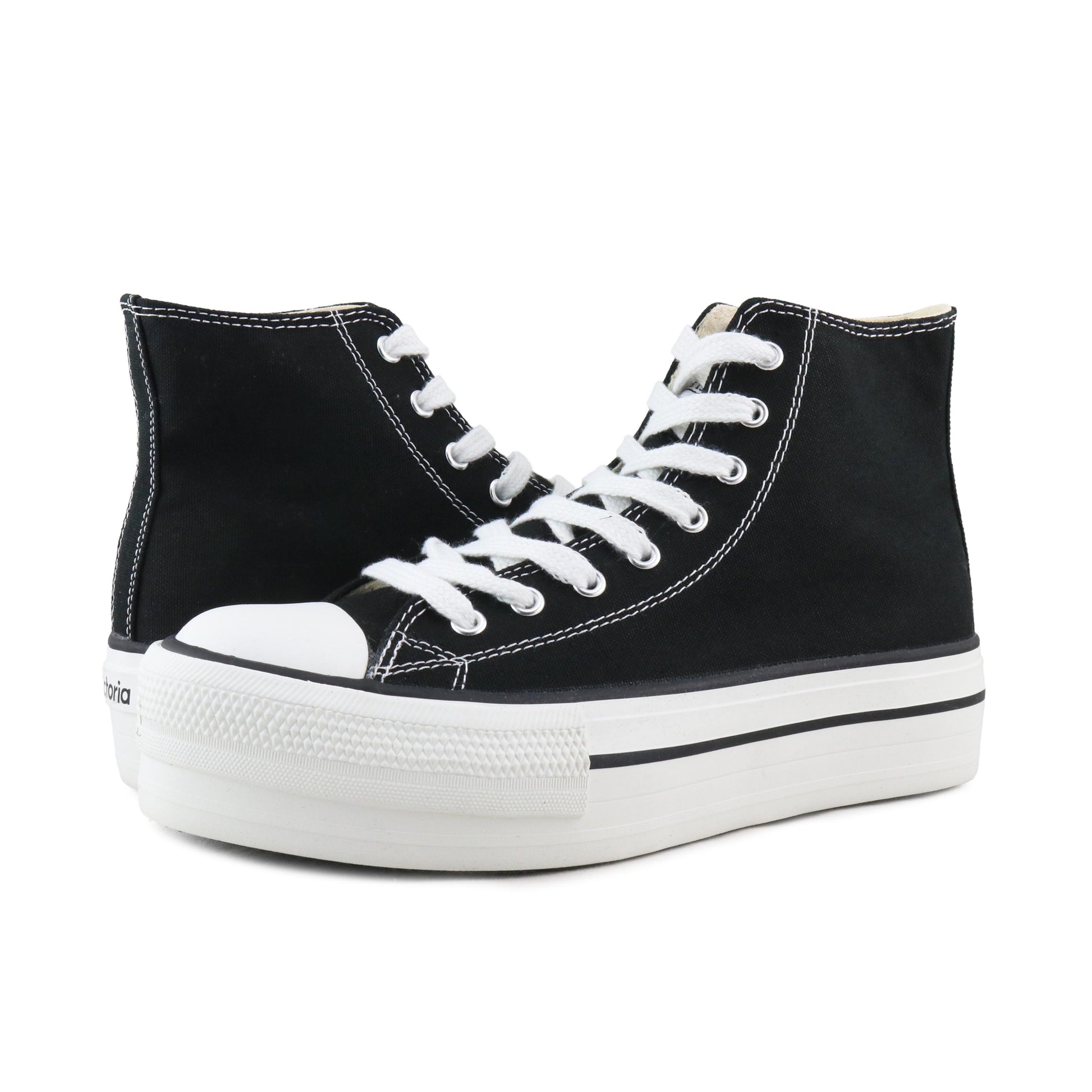 Bota casual negro con cordón 61101 de Victoria - 61101-20-2.jpg