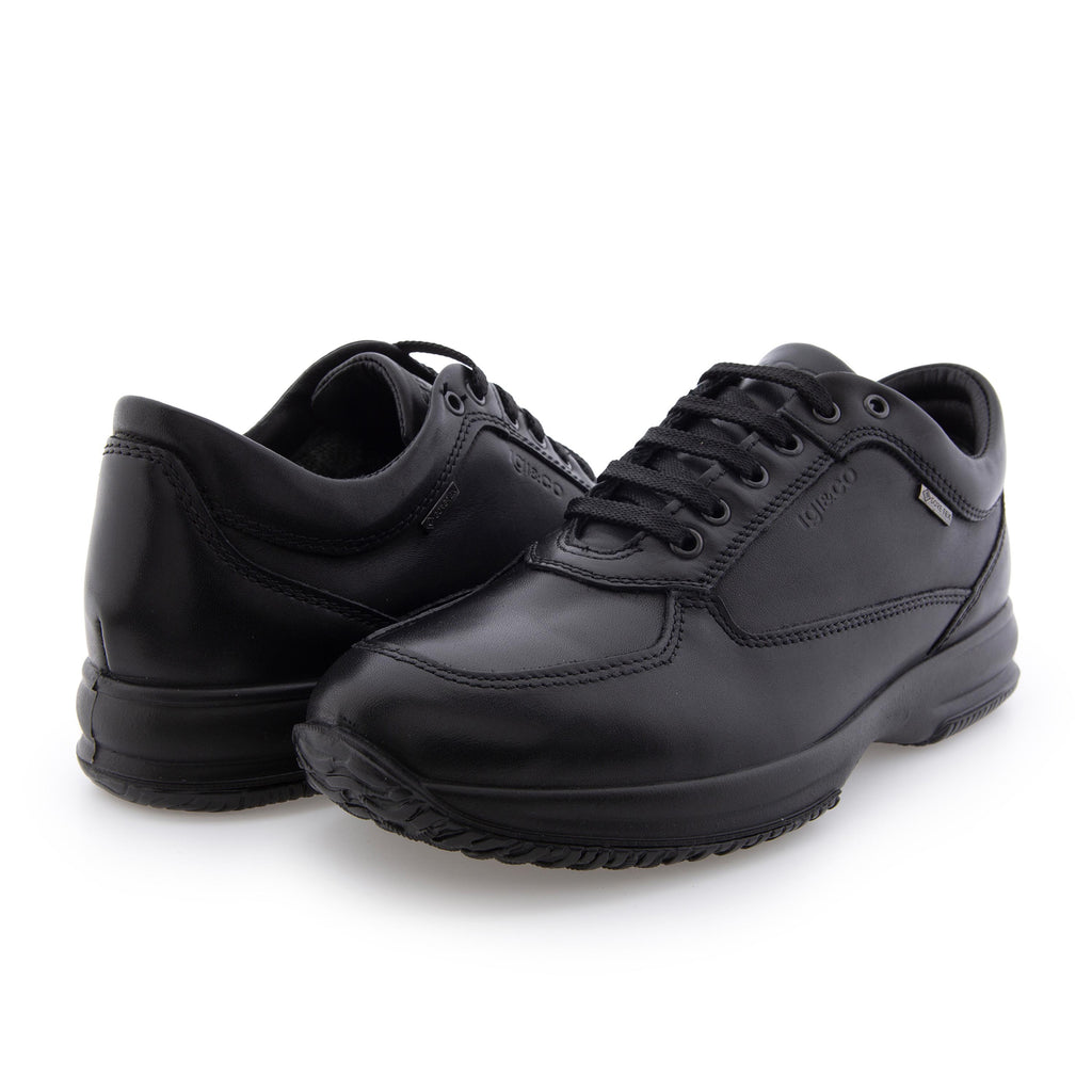 Blucher casual negro con cordón 6117244 de Igi & Co - 6117244-20-2.jpg