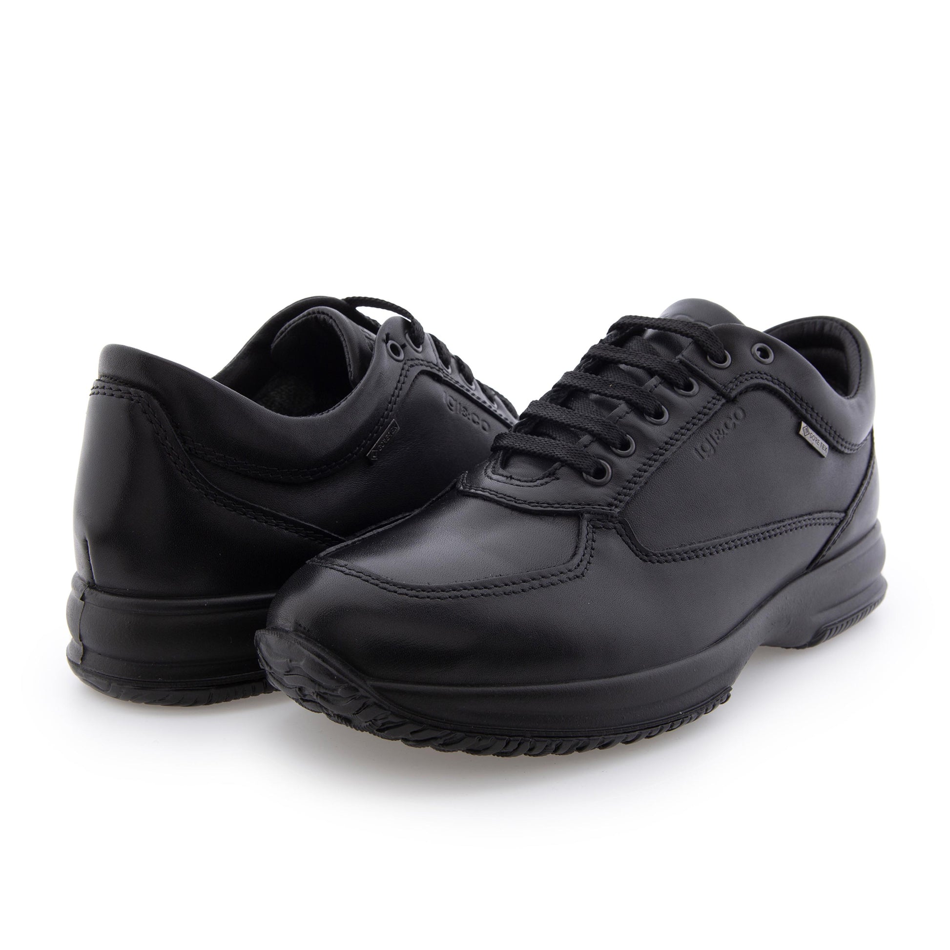 Blucher casual negro con cordón 6117244 de Igi & Co - 6117244-20-2.jpg