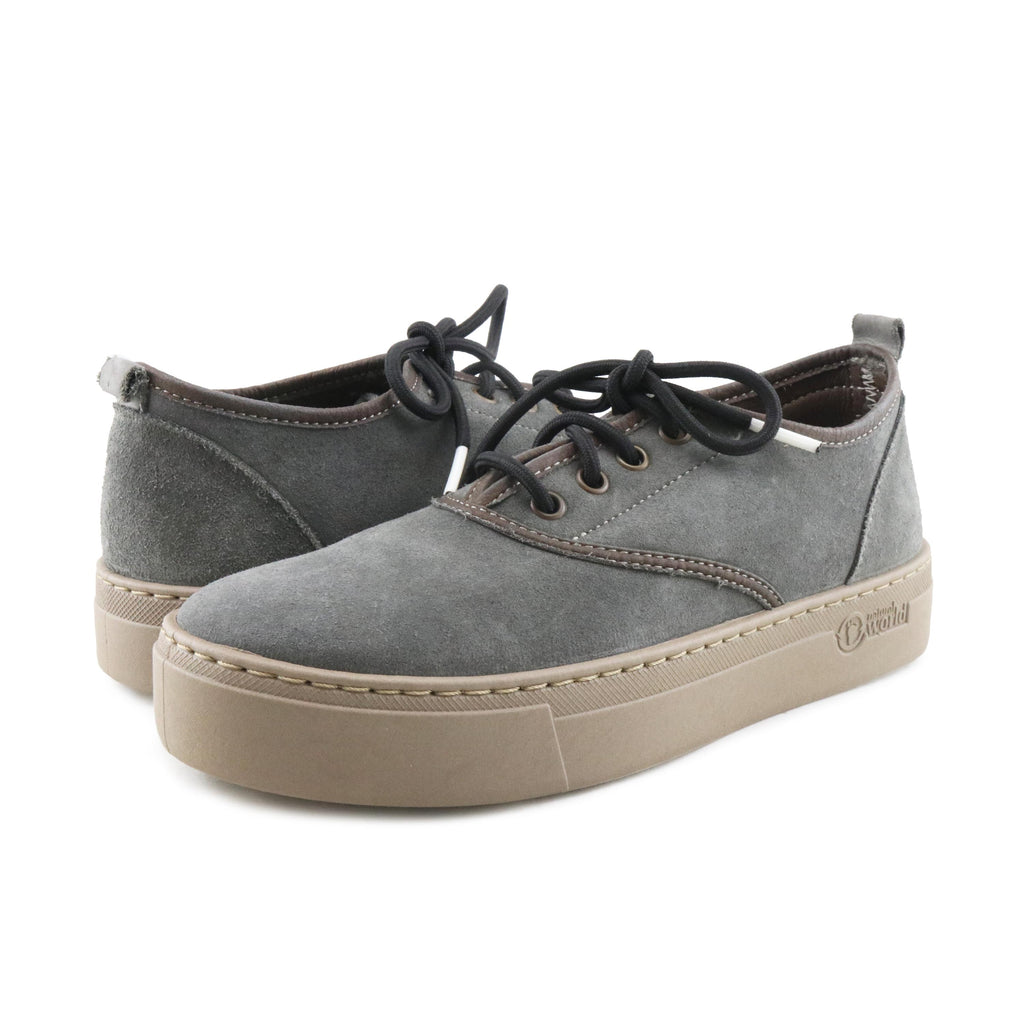 Zapatilla antracita con cordón 6153 Natural World - 6153-160-2.jpg