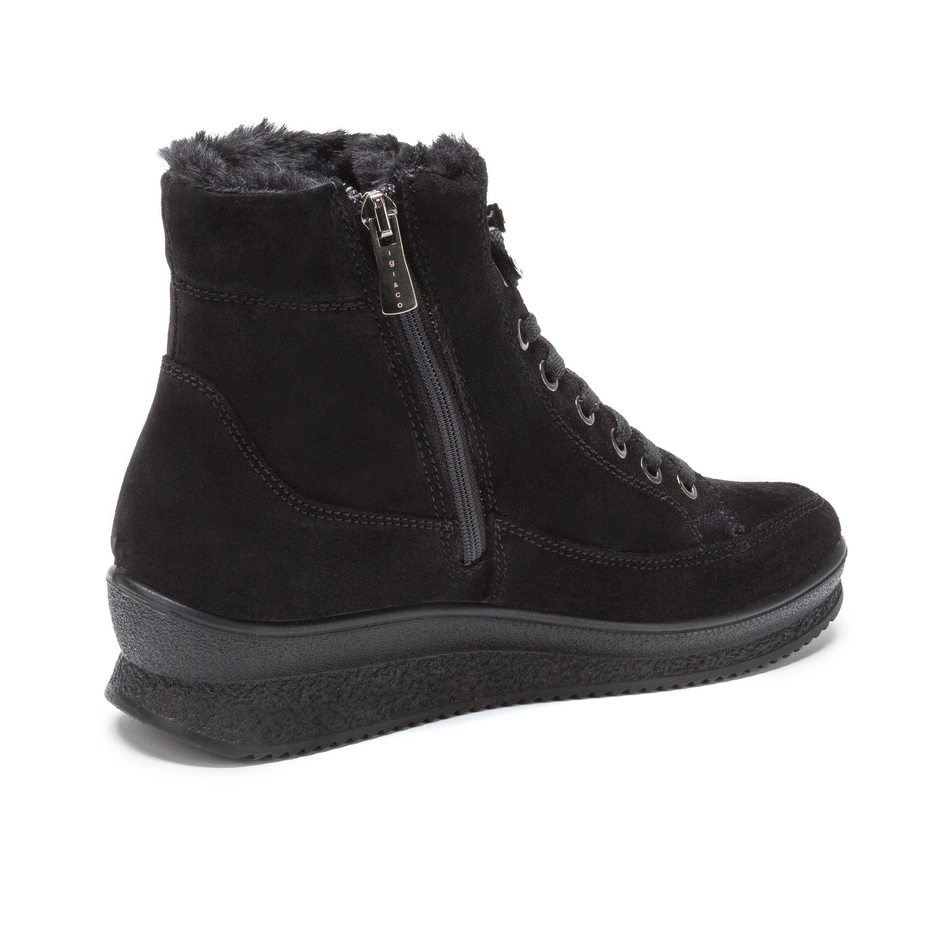 Bota negro forrada con cordón y cremallera 61563 Igi & Co - 61563-31-3.jpg