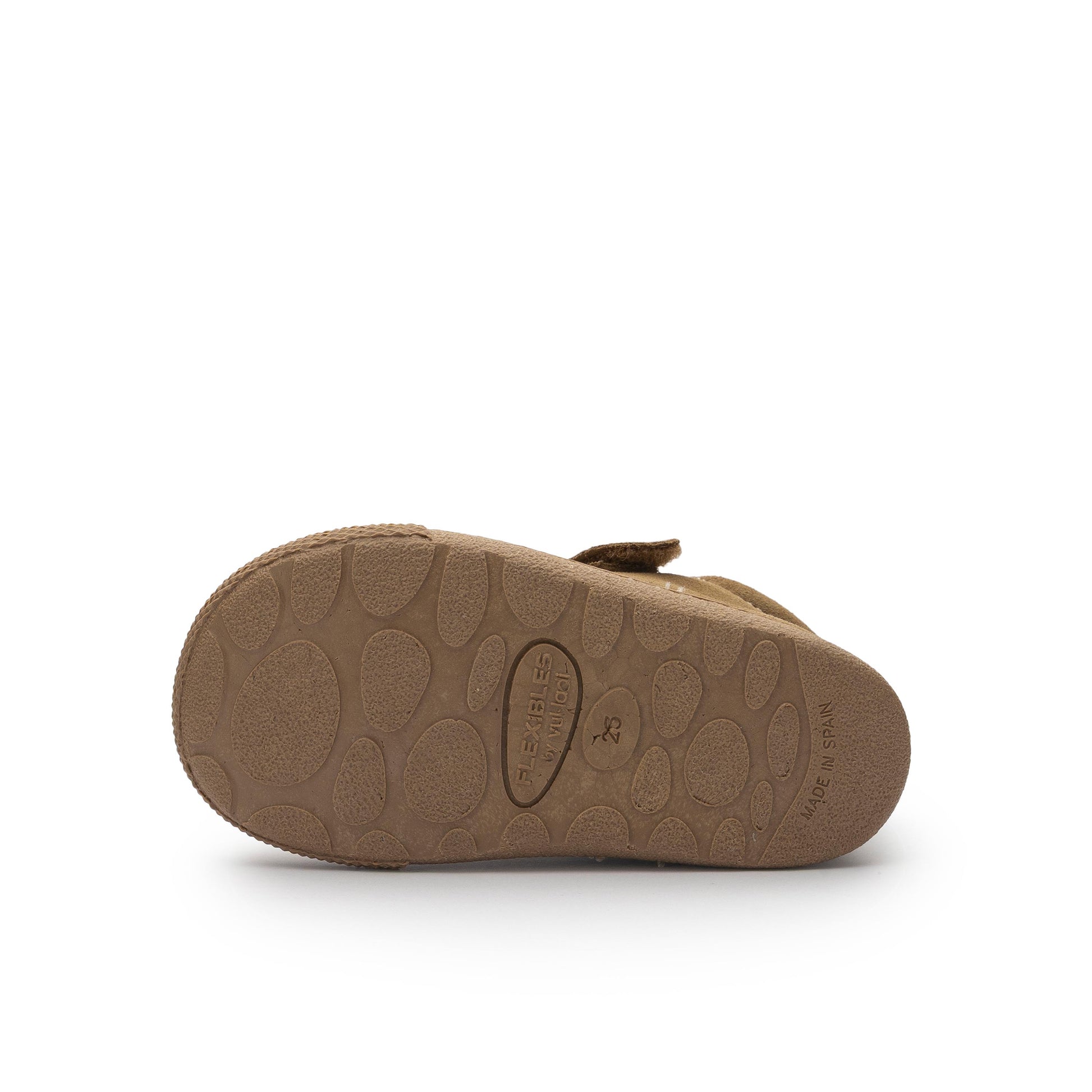 Bota barefoot ante visón con velcro 6190 de Vulladi