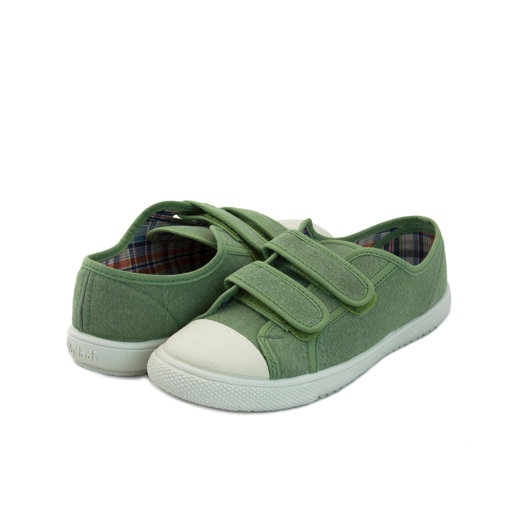 Zapatilla casual verde con velcro 6300 de Vulladi - 6300-14-2.jpg