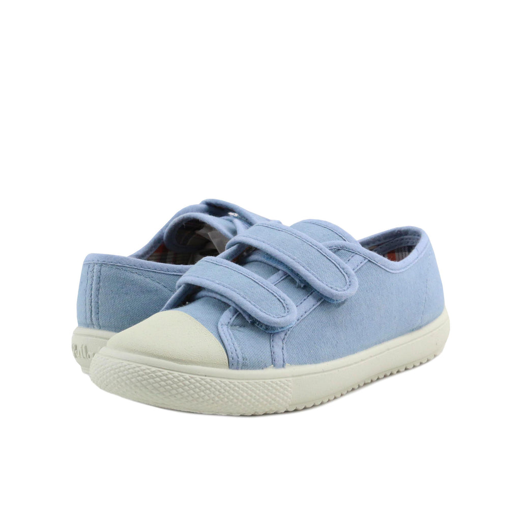 Zapatilla celeste oscuro con velcro 6300 Vulladi - 6300-15-2.jpg