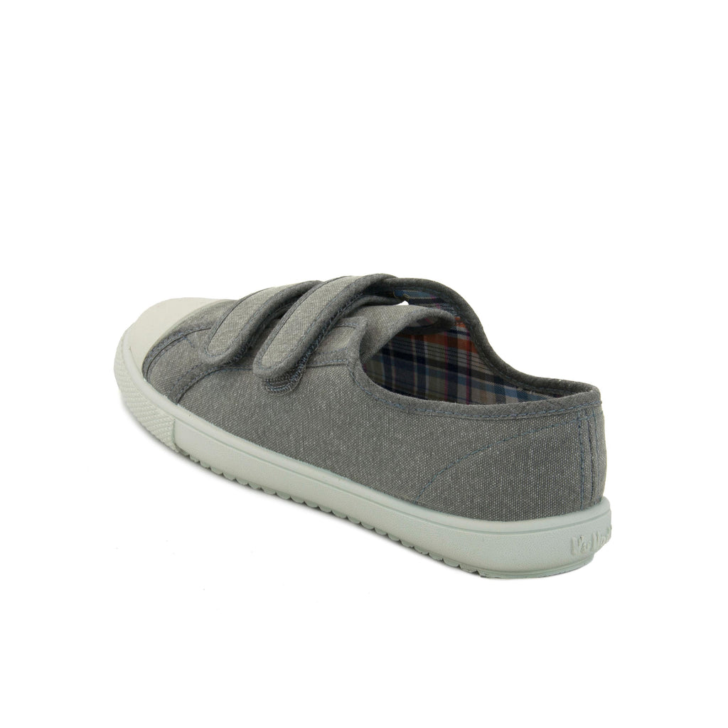 Zapatilla casual gris con velcro 6300 de Vulladi - 6300-16-4.jpg