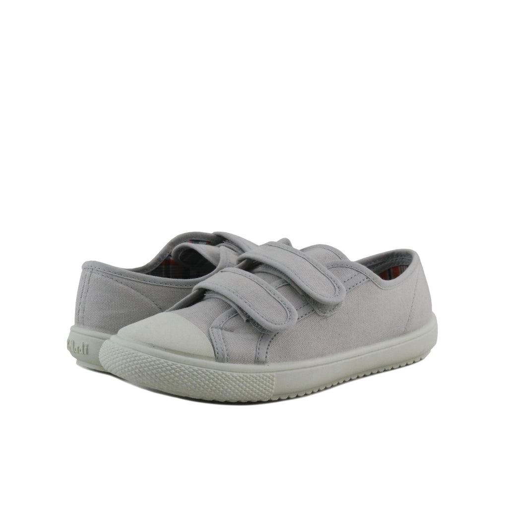 Zapatilla gris perla con velcro 6300 de Vulladi - 6300-290-2.jpg