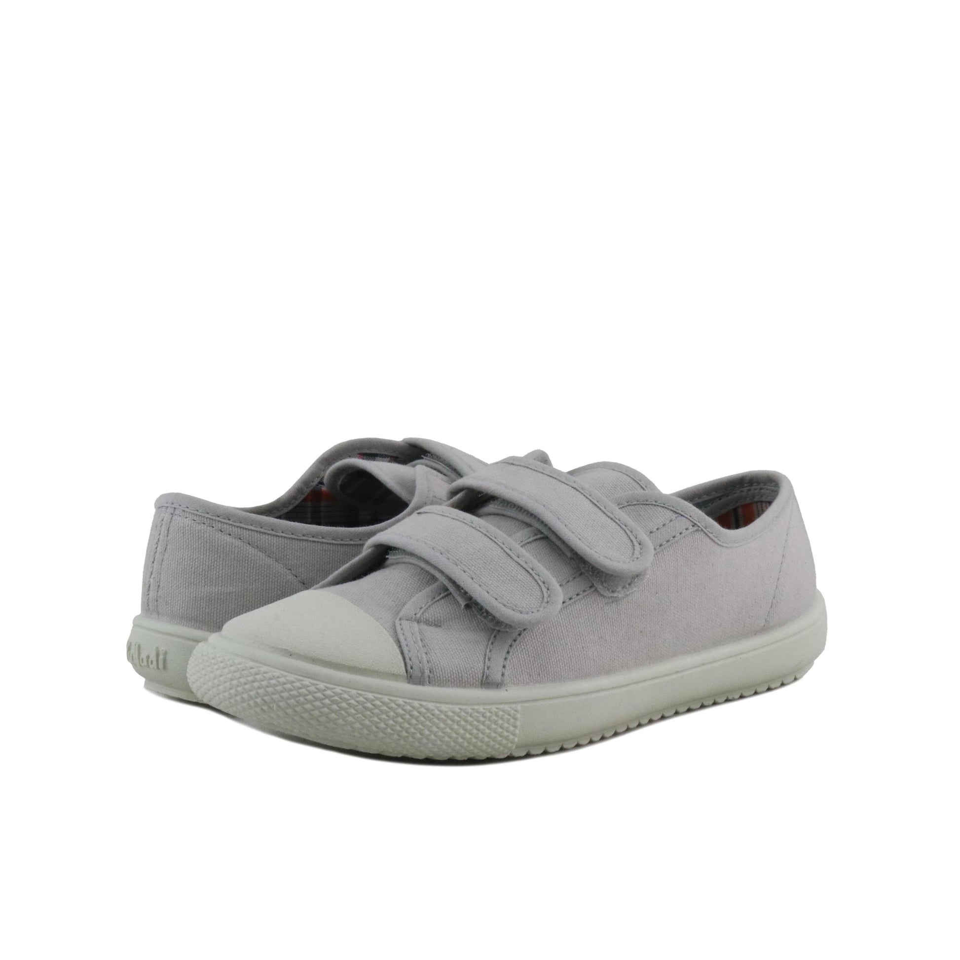 Zapatilla gris perla con velcro 6300 de Vulladi - 6300-290-2.jpg
