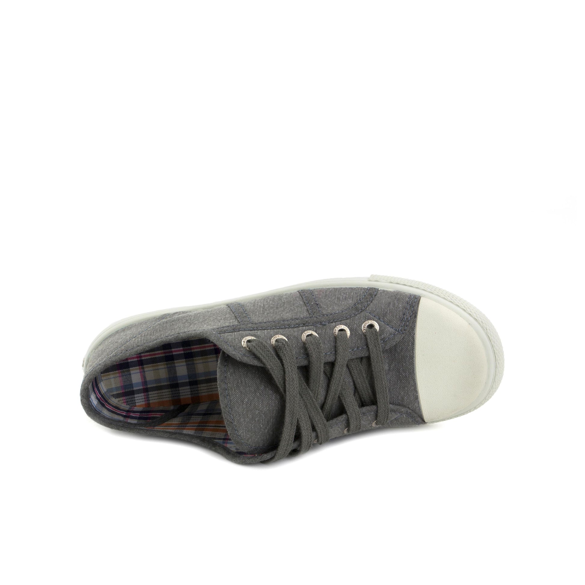 Zapatilla casual gris con cordón 6319 de Vulladi - 6319-16-6.jpg