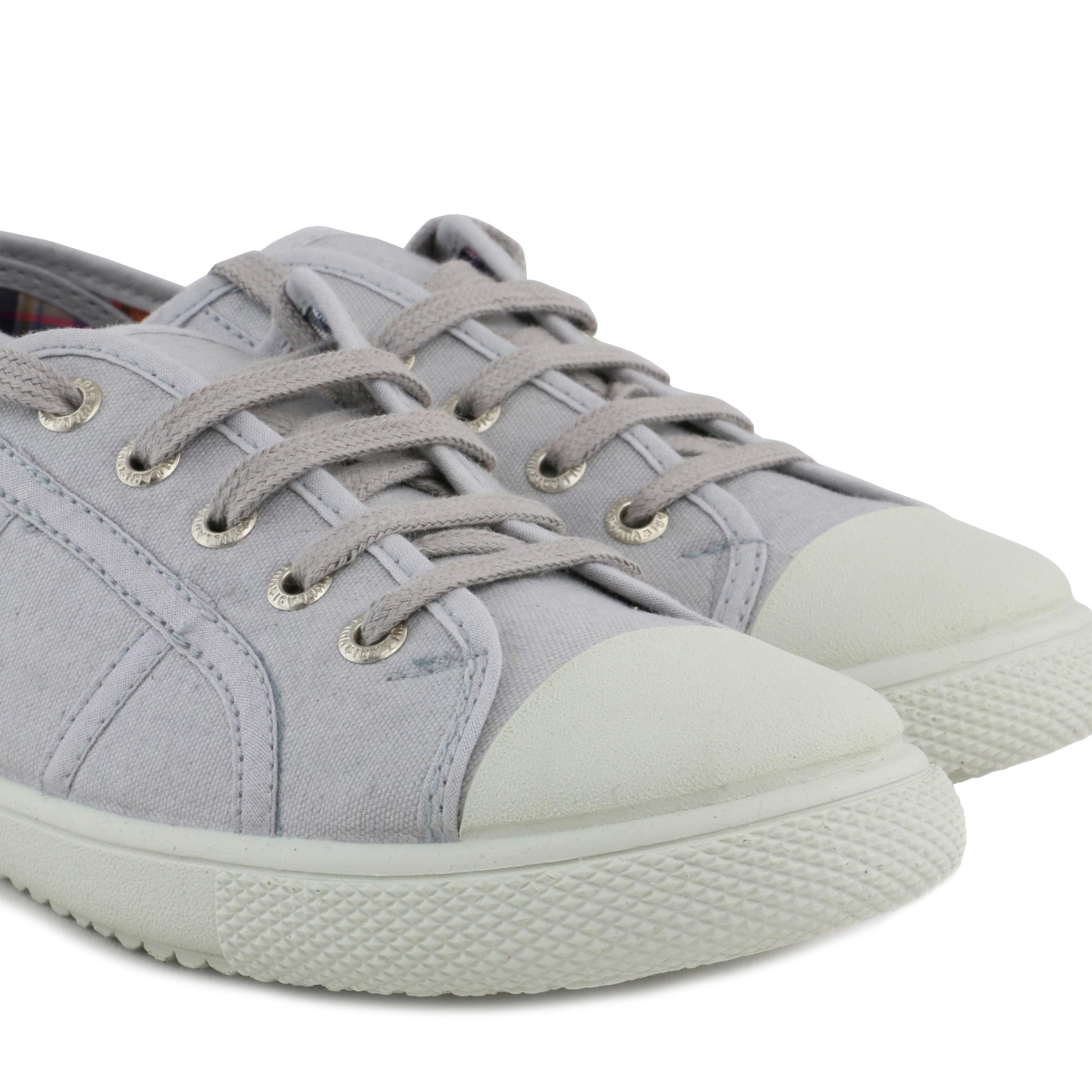 Zapatilla gris perla con cordón 6319 de Vulladi - 6319-290-5.jpg