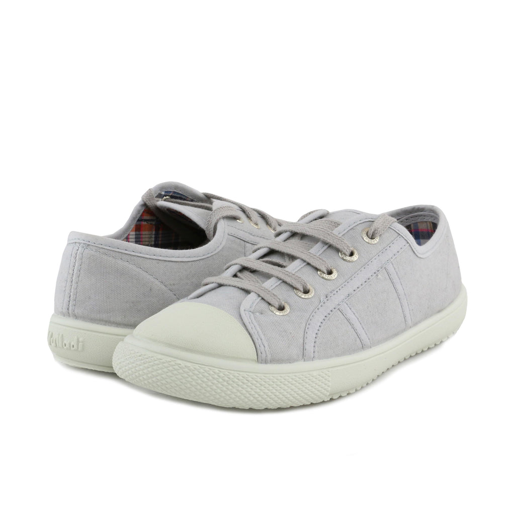 Zapatilla gris perla con cordón 6319 de Vulladi - 6319-290-2.jpg