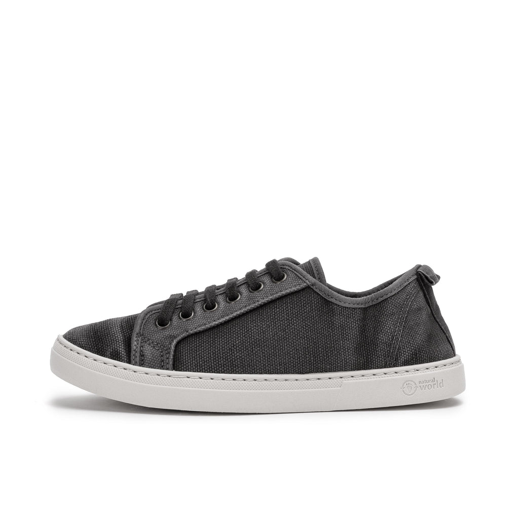Zapatilla negro lavado con cordón 6351ELONA Natural World - 6351ELONA-144-1.jpg