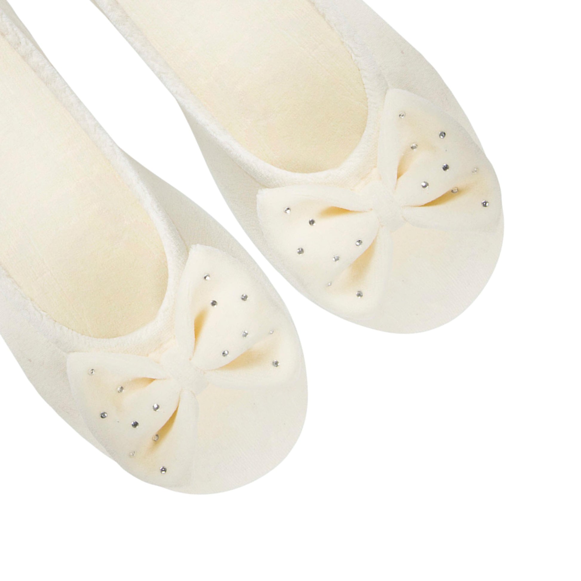 Zapatilla para casa cerrada beige 95991 de Isotoner - 95991-9BRILL-6.jpg