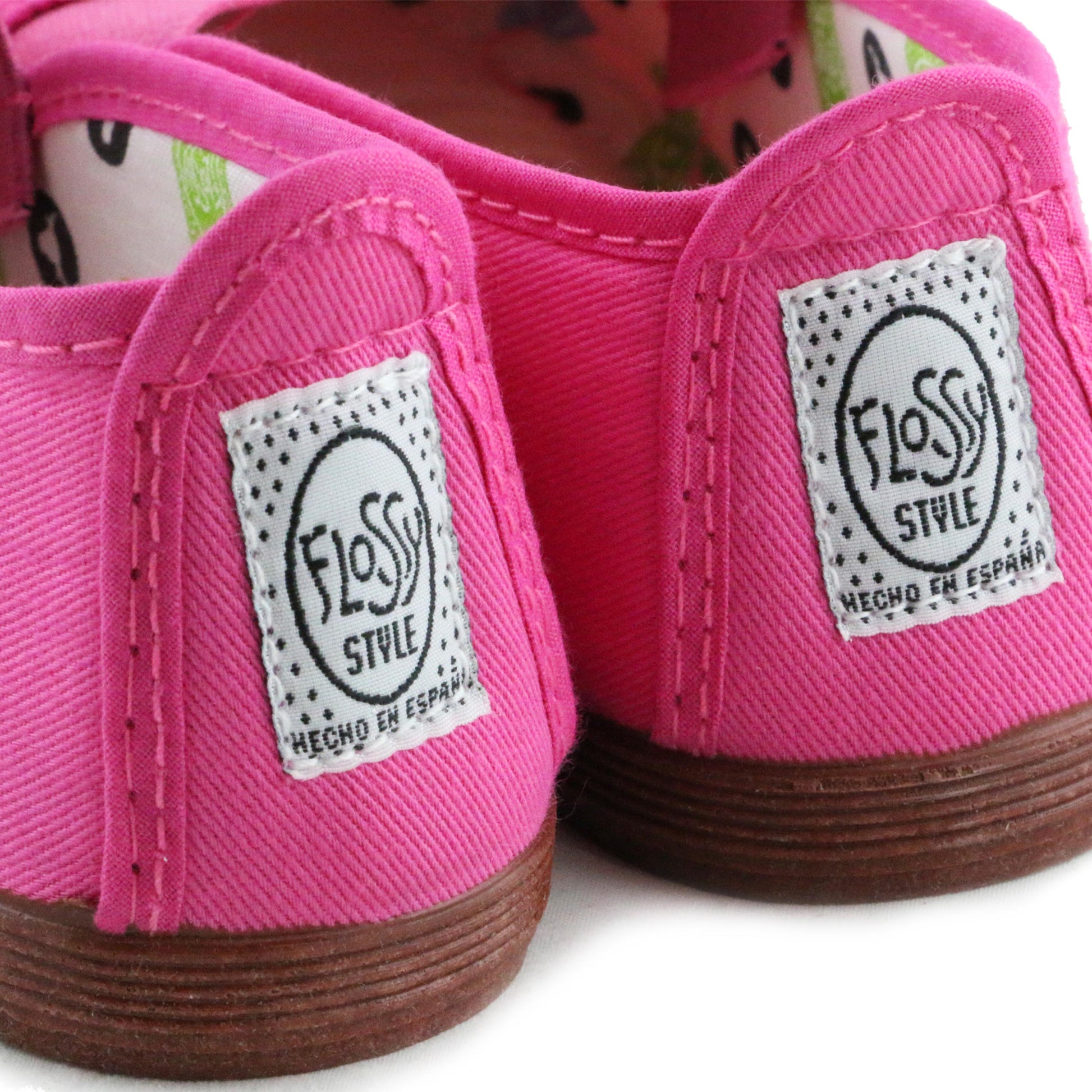 Zapatilla frambuesa con elástico 50055 de Flossy Style - 50055-107-6.jpg