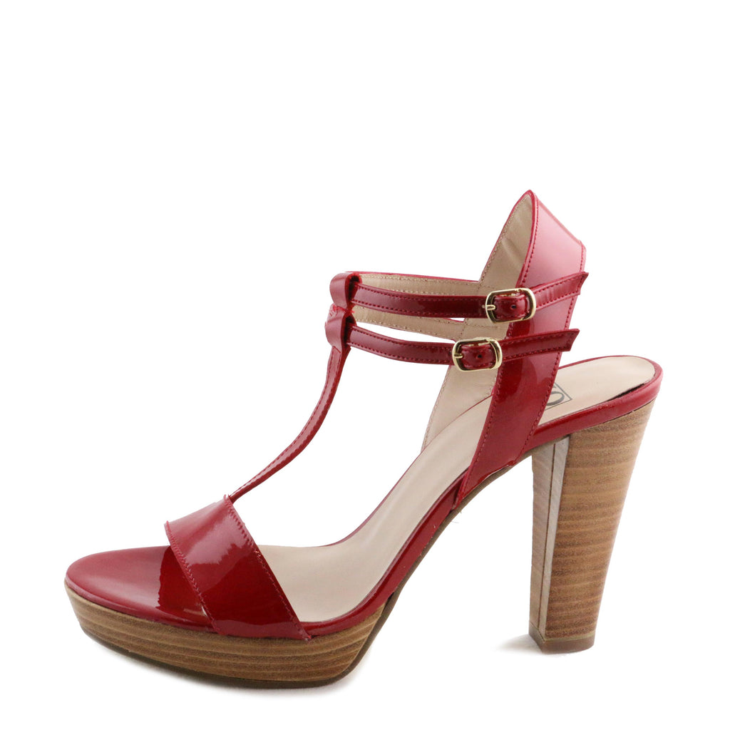 Sandalia con tacón charol rojo con hebilla 6425 de Joni - 6425-64-1.jpg