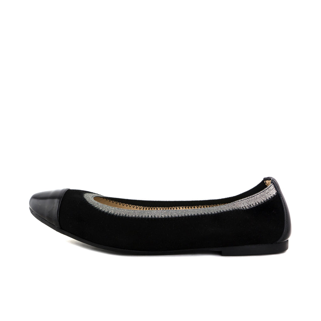 Bailarina serraje negro lisa 6436 de Eli - 6436-31-1.jpg