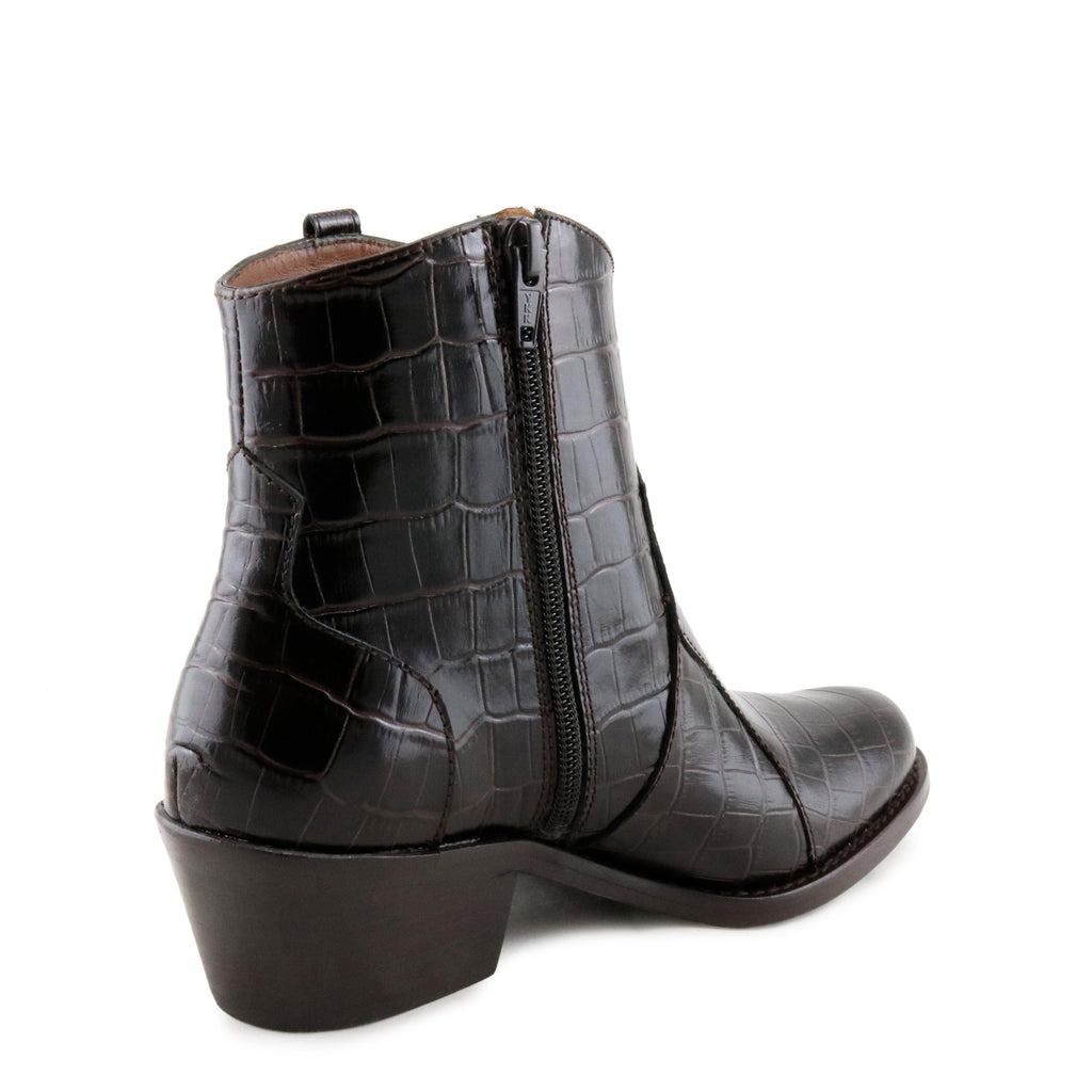 Botín con tacón marrón con cremallera 17101 de Joni - 17101-12COCO-3.jpg