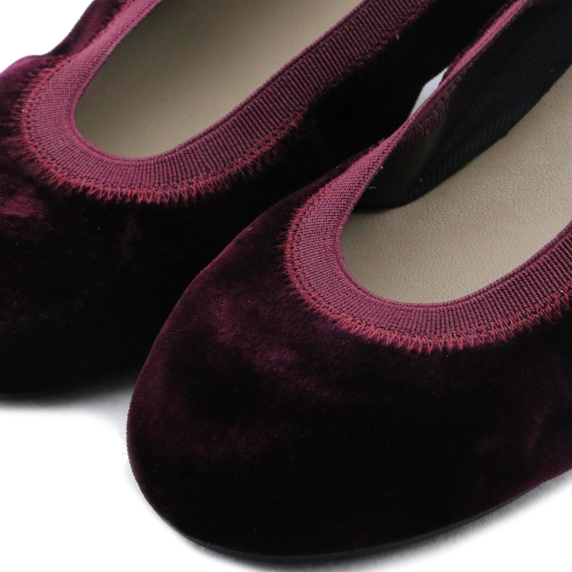 Bailarina serraje burdeos lisa 6494 de Eli - 6494-70-6.jpg