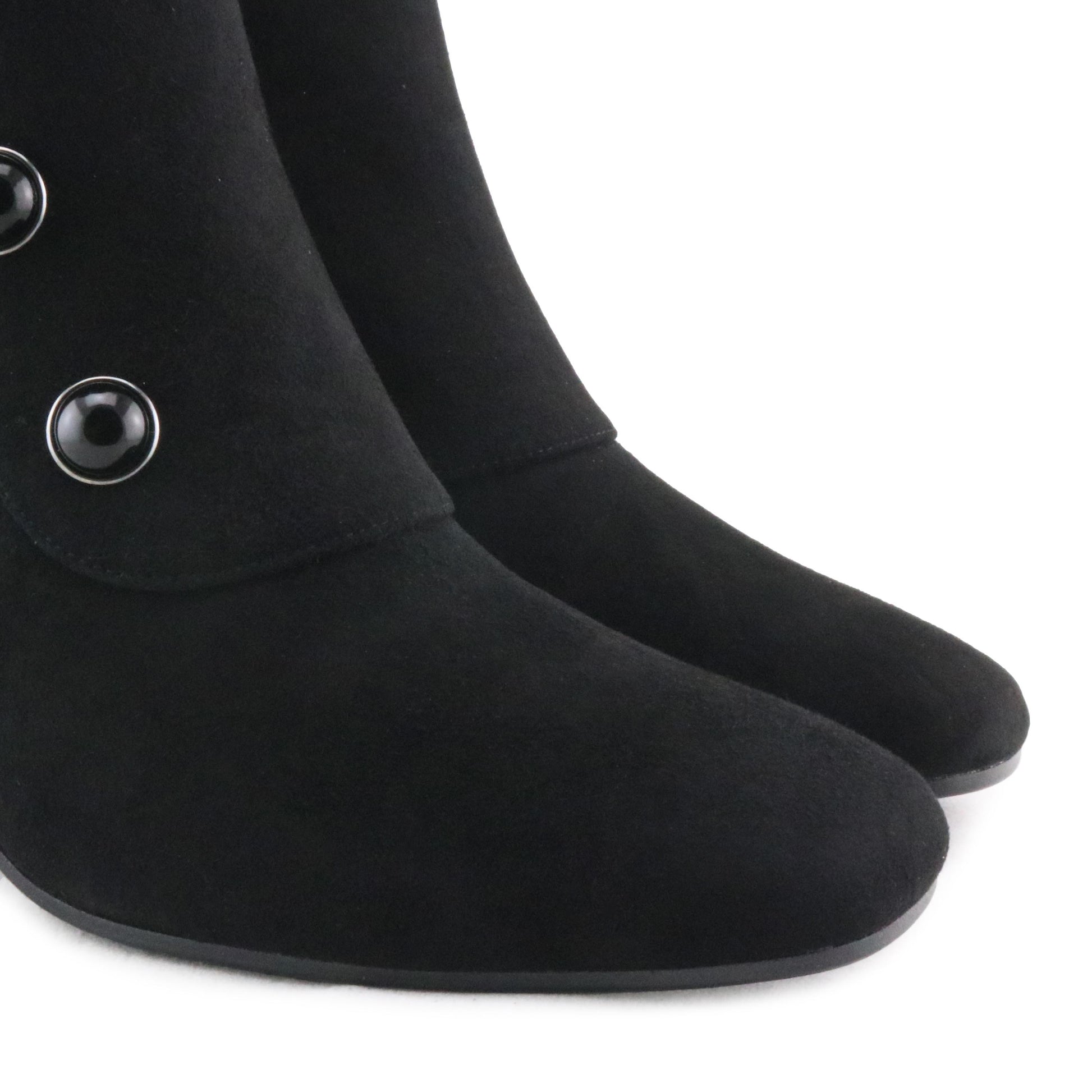 Botín de tacón ante negro con cremallera 15104 Joni - 15104-31-6.jpg