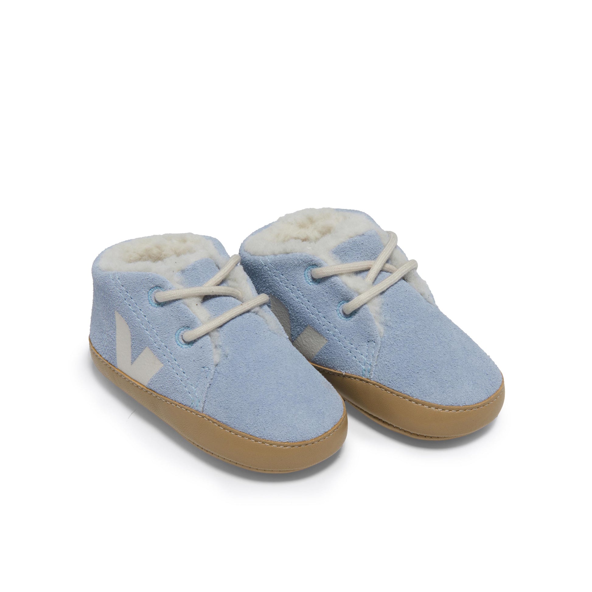 Bota celeste con cordón BABYSUEDE de Veja - BABYSUEDE-8-3.jpg