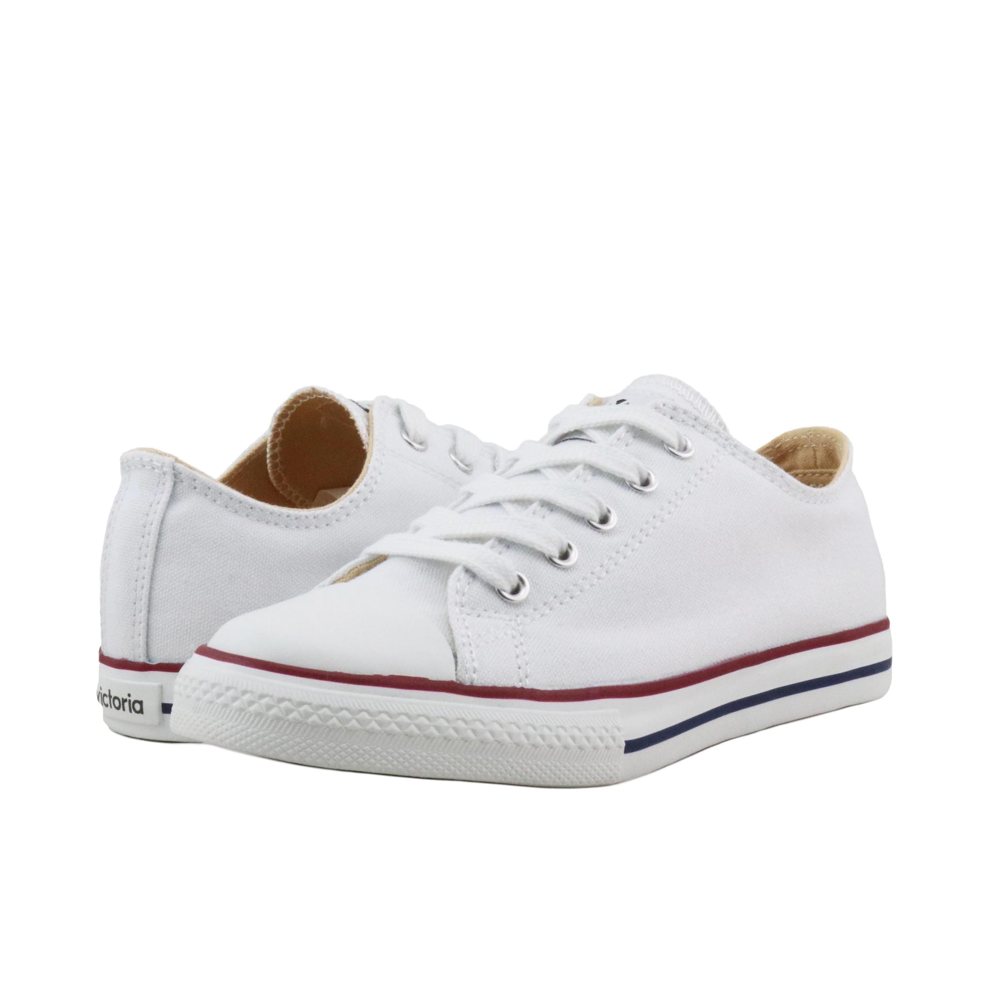 Zapatilla casual blanco con cordón 6550 de Victoria - 6550-30-2.jpg
