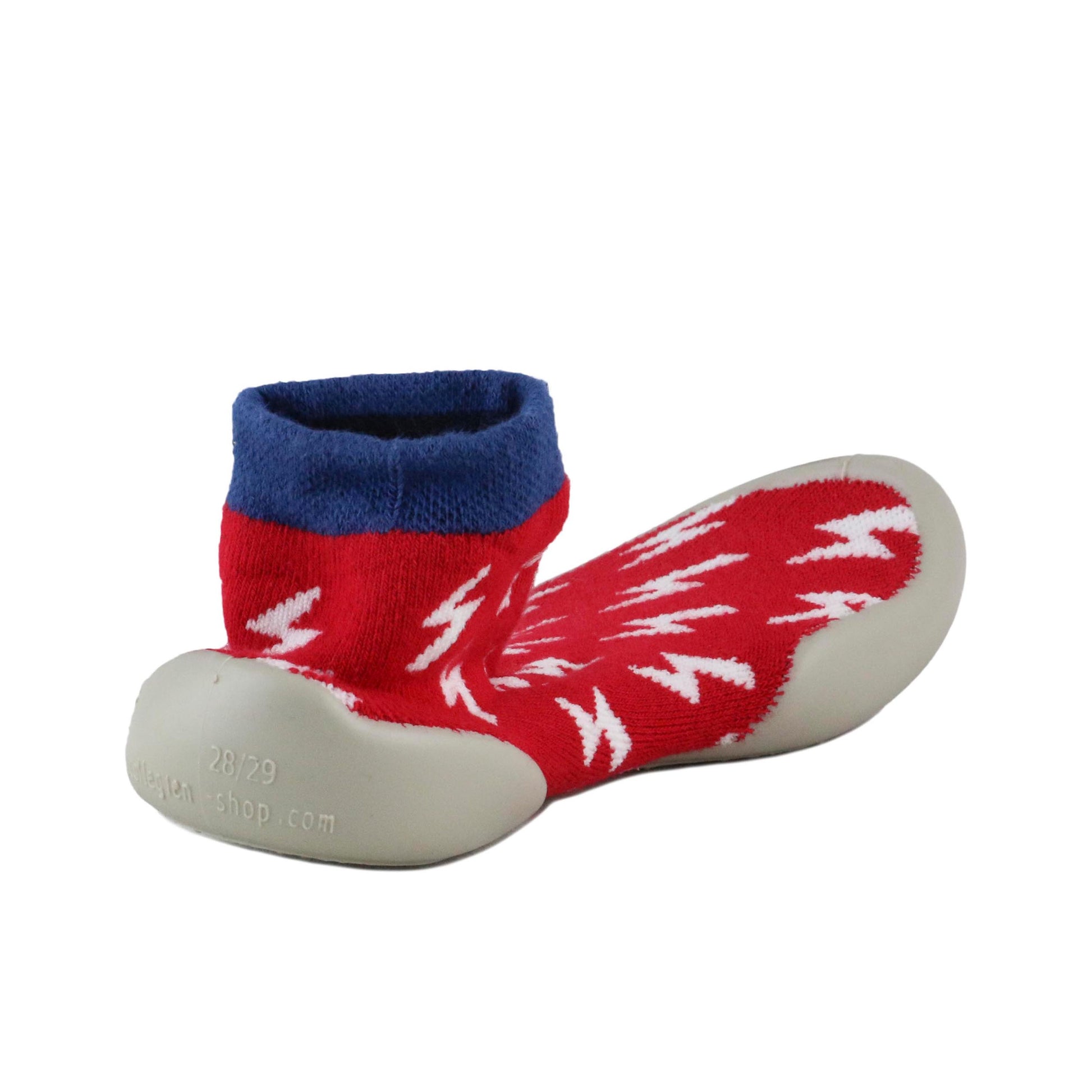 Zapatilla para casa cerrada rojo 6562B de Collégien - 6562B-11-3.jpg