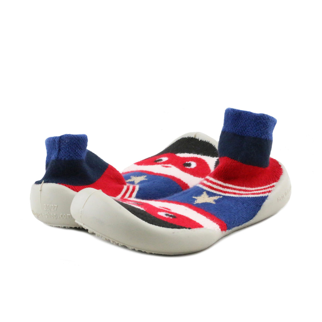 Zapatilla para casa cerrada azul 6562C de Collégien - 6562C-7-2.jpg