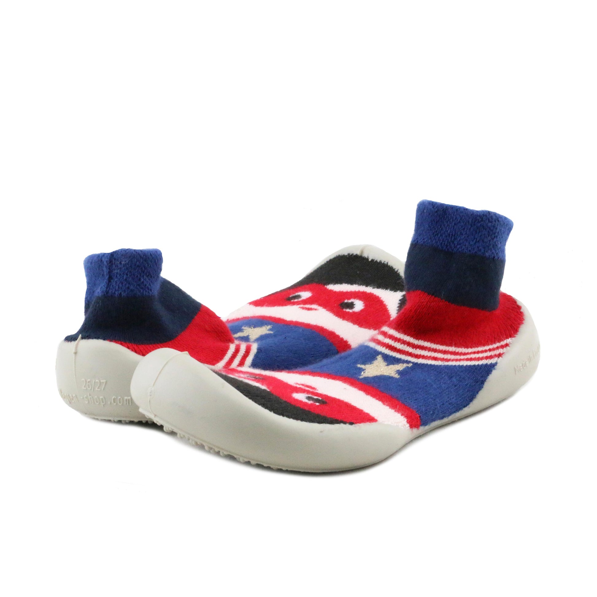 Zapatilla para casa cerrada azul 6562C de Collégien - 6562C-7-2.jpg