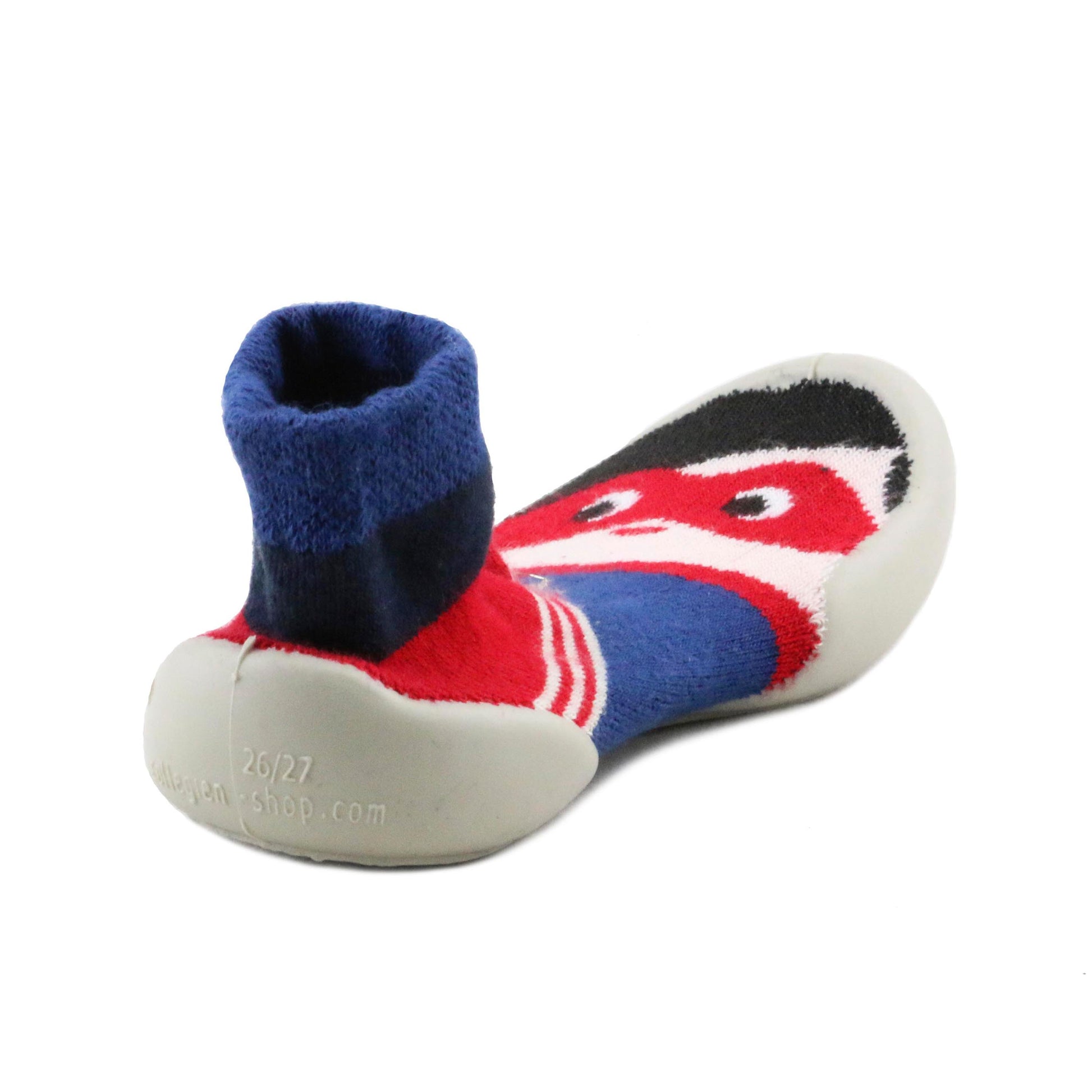 Zapatilla para casa cerrada azul 6562C de Collégien - 6562C-7-3.jpg